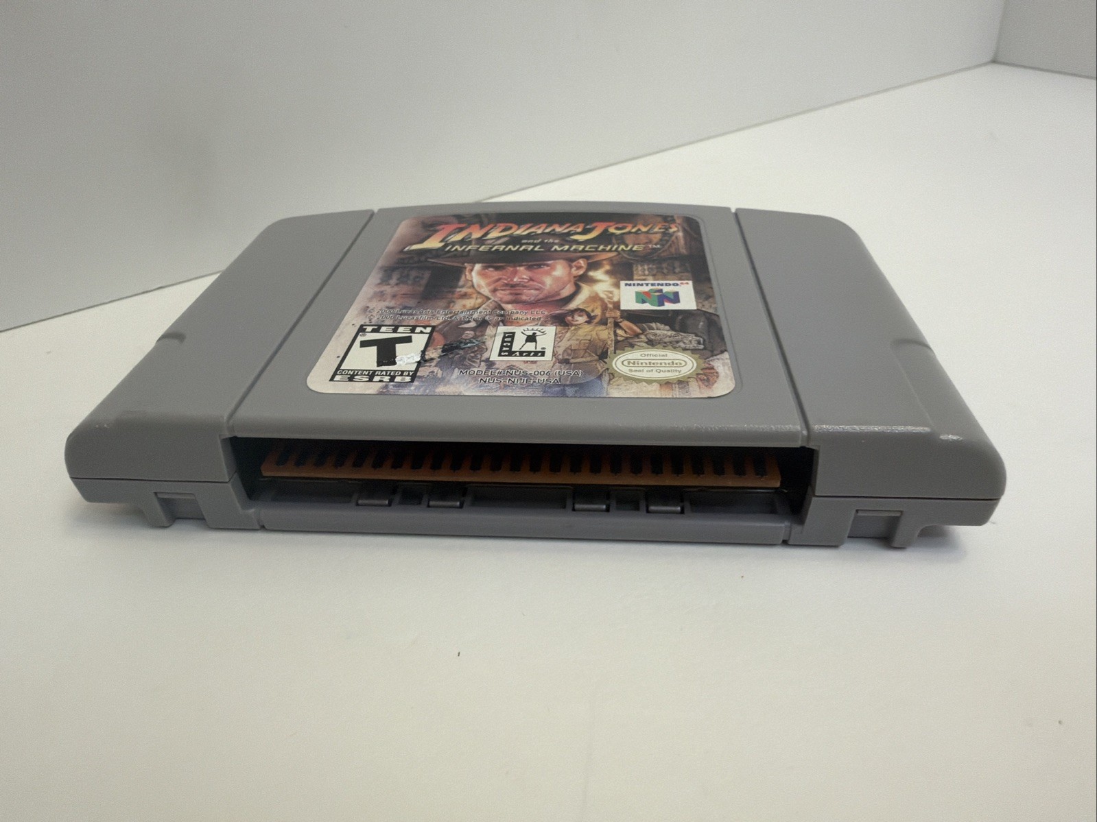 Indiana Jones Infernal Machine Nintendo 64 N64 Cart Only Authentic
