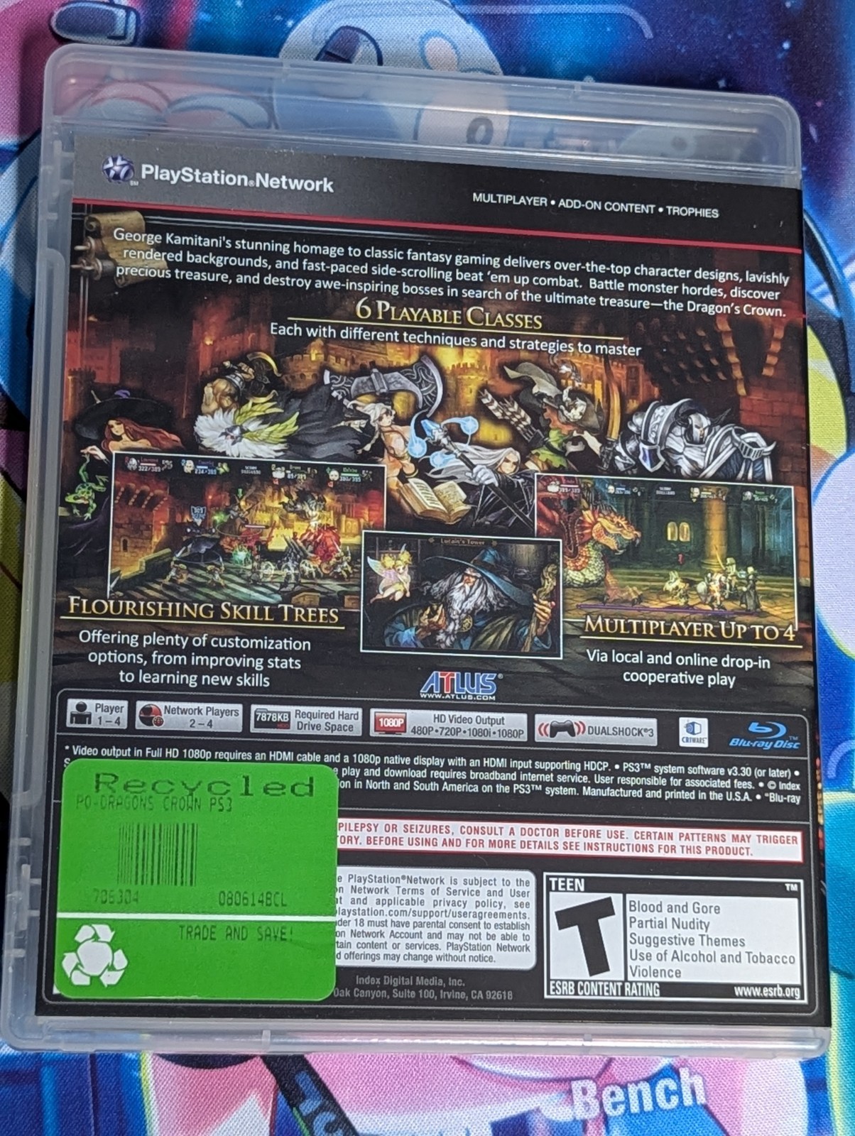 Dragon’s Crown (PS3, 2013) CIB, Canada, NTSC-U/C