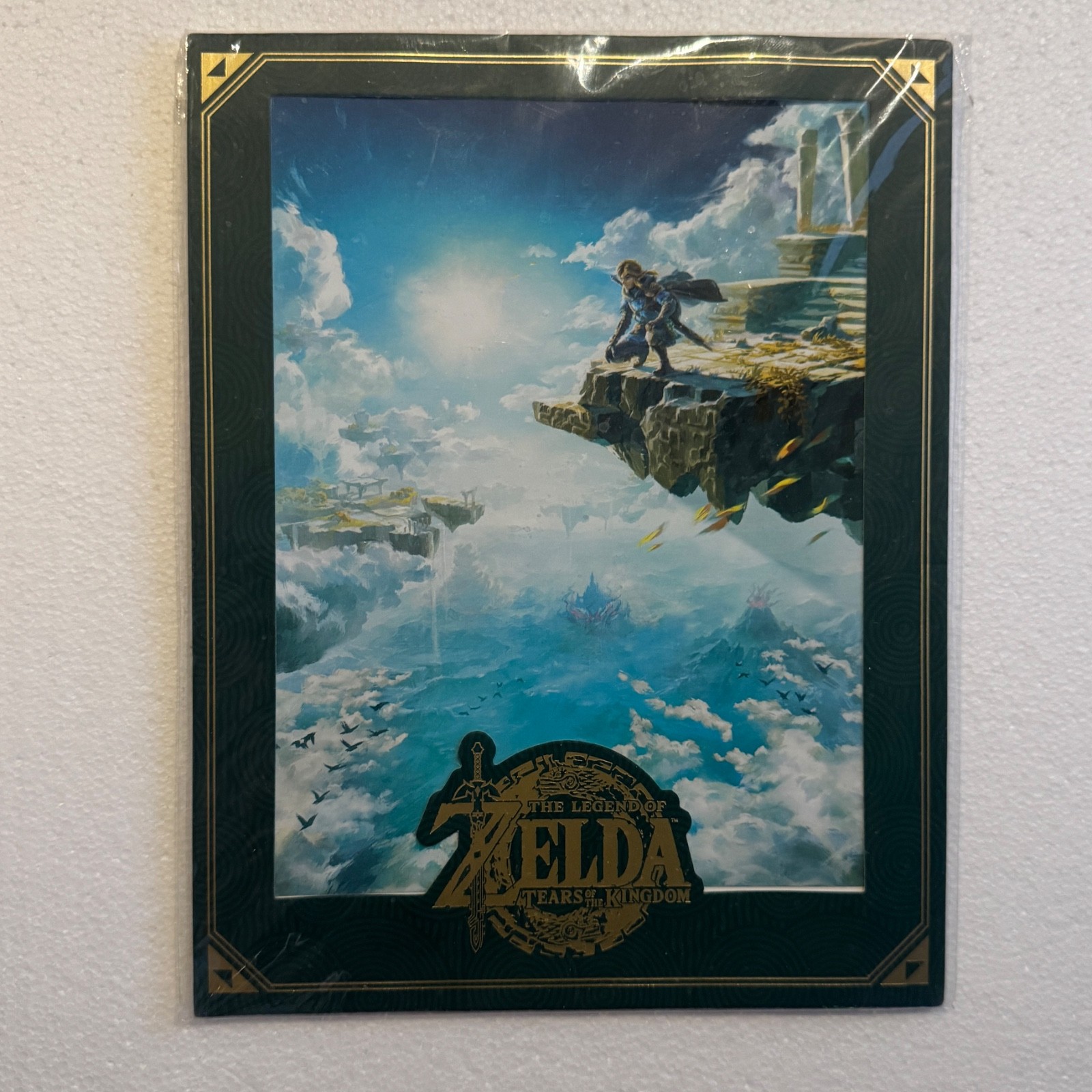 The Legend of Zelda Tears of the Kingdom Gold Wall Scroll LE5000 + Art Print New
