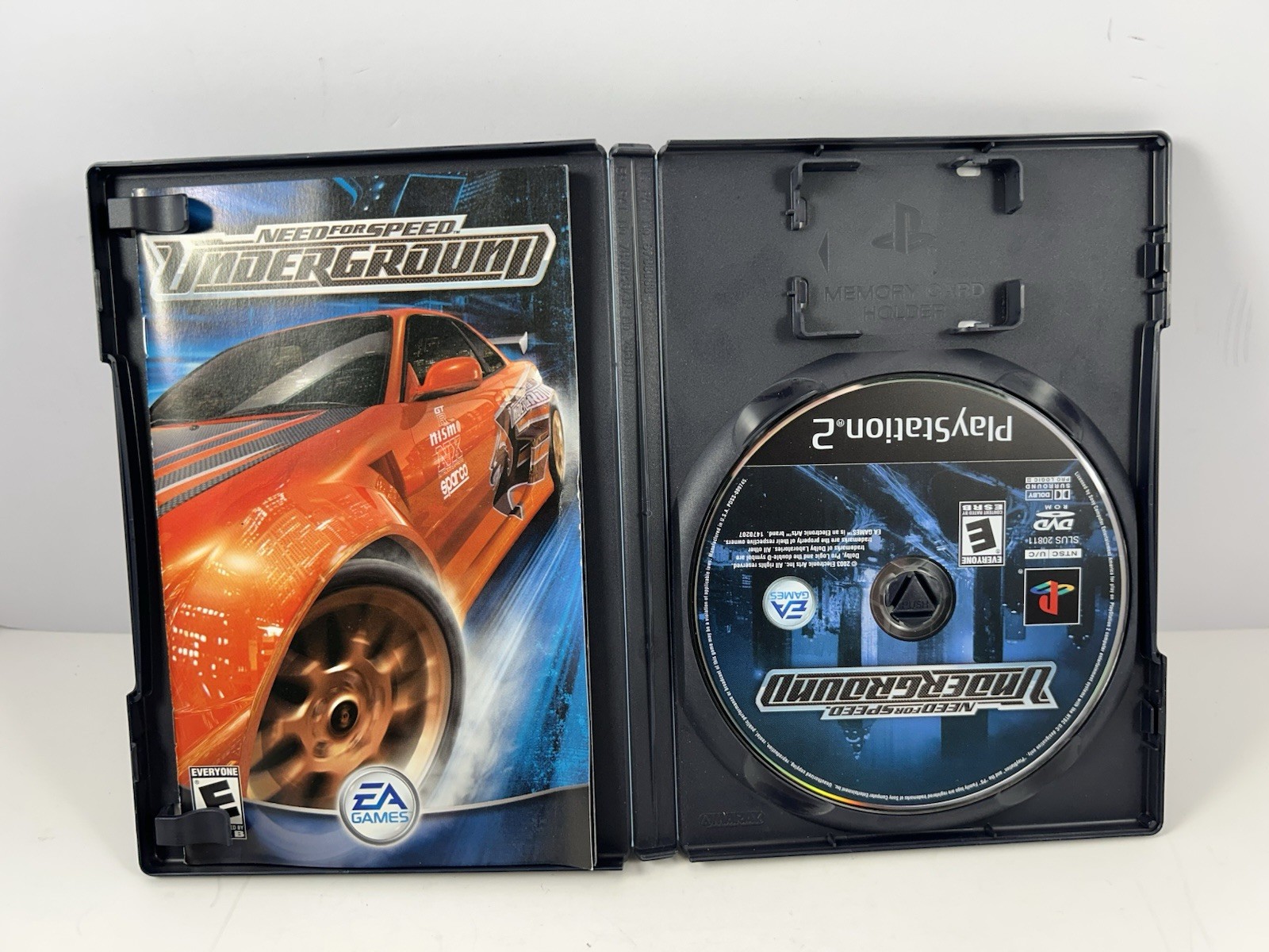 Need for Speed Underground (Sony PlayStation 2 PS2, 2003) Black Label – Tested