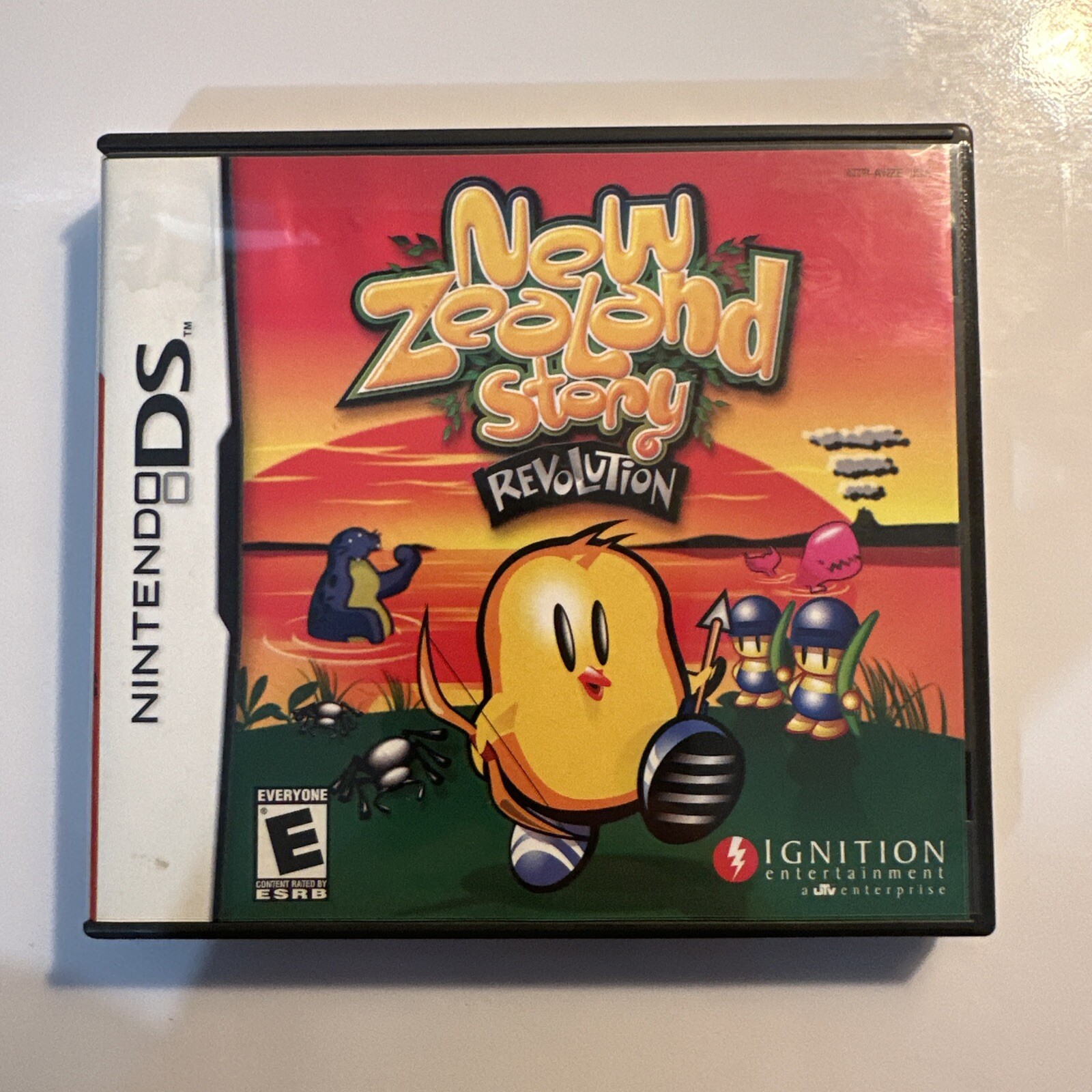 New Zealand Story: Revolution (Nintendo DS, 2008) CIB Complete