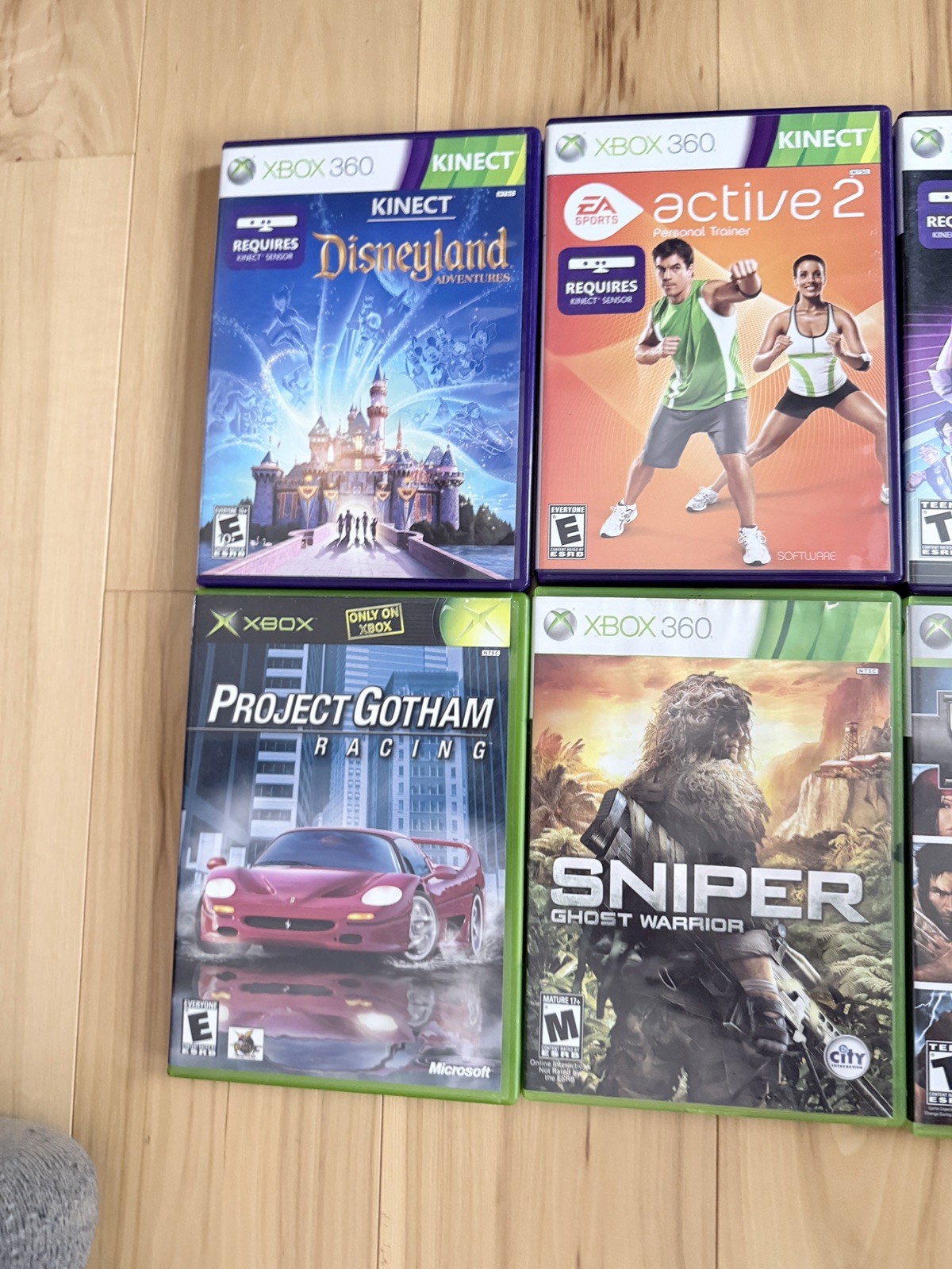 Lot of 13 Xbox & Xbox 360 Games – Kinect, Sports, Marvel, Disney – Tested