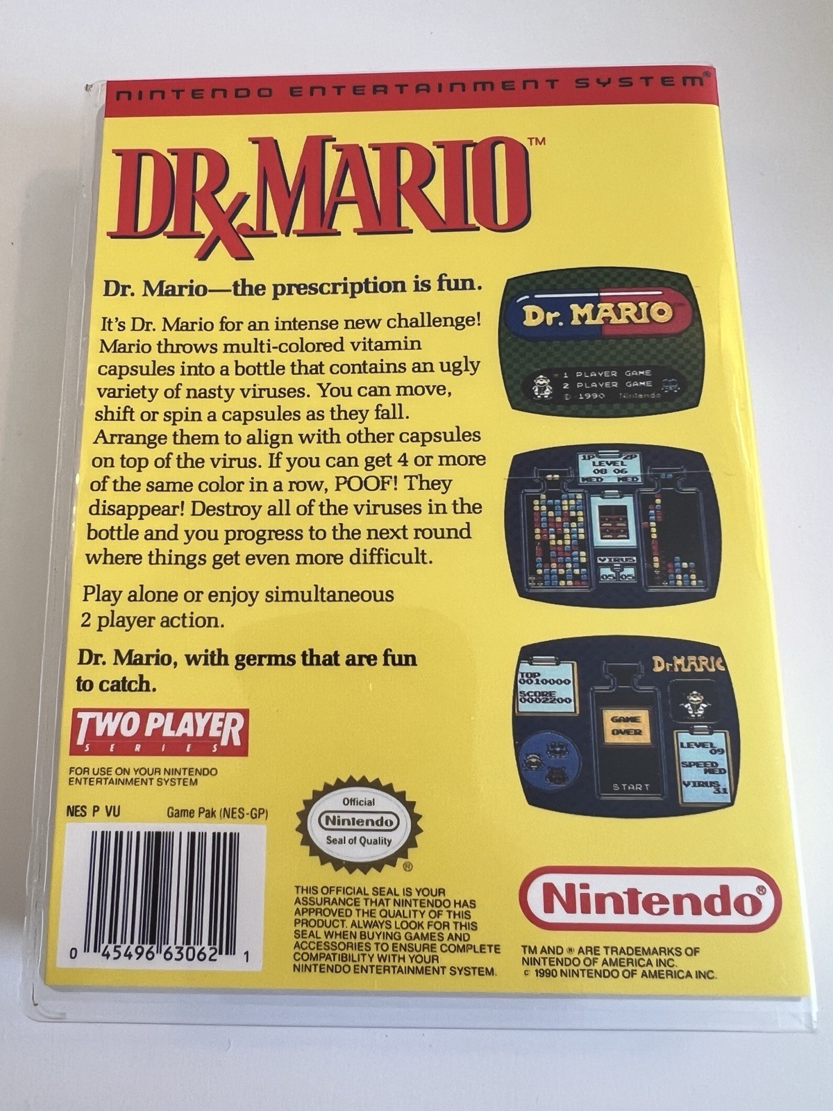 Dr. Mario (Nintendo NES, 1990)