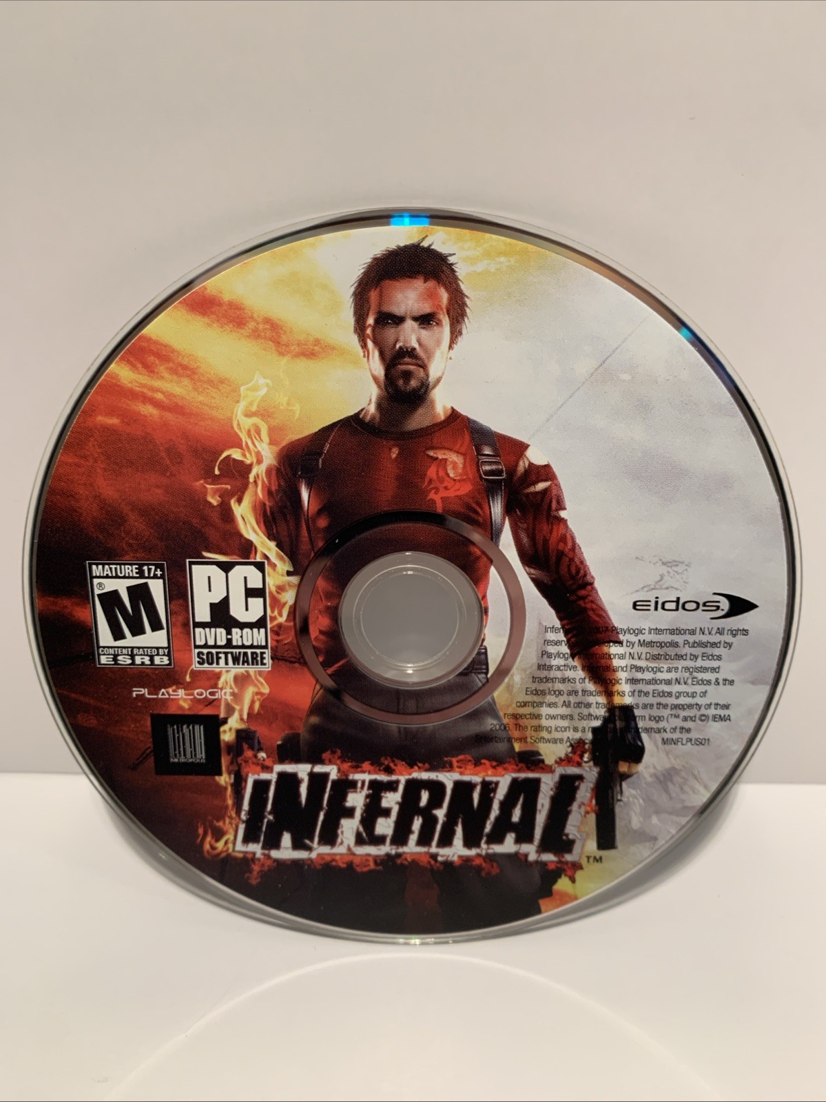 Infernal 2007 PC DVD ROM Tested Working Video Game Free Shipping Game Manual
