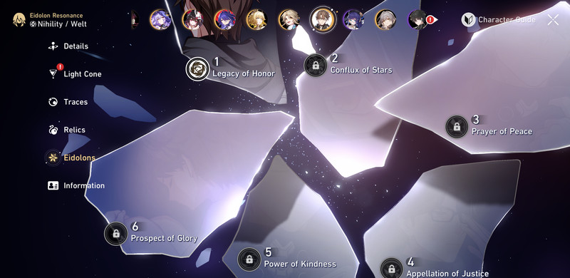 [NA] hsr Honkai Star Rail E2 Castorice, and Evernight account