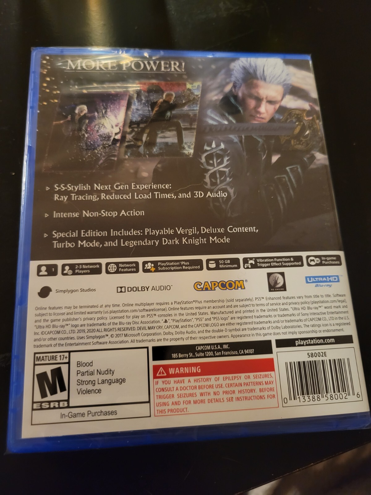 Devil May Cry 5 Special Edition – PS5 – Actual Rare Factory Sealed U.S Version