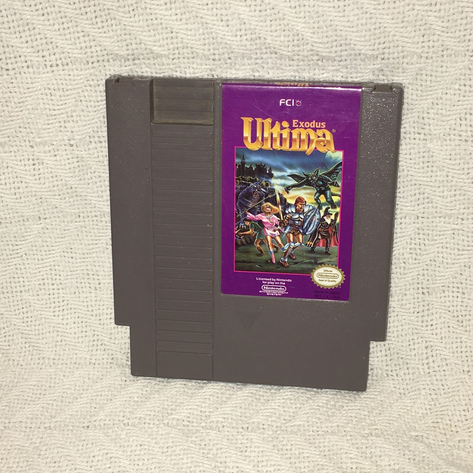 “Ultima Exodus” Nintendo Entertainment System NES-UL-USA Video Game 1985
