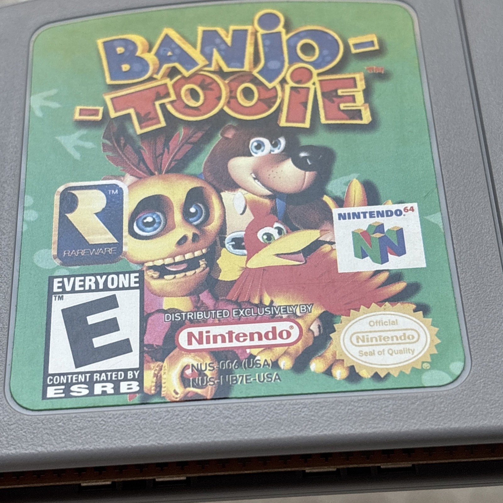 Banjo-Tooie + Banjo Kazooie Nintendo 64 N64 Blockbuster Authentic Rental Carts