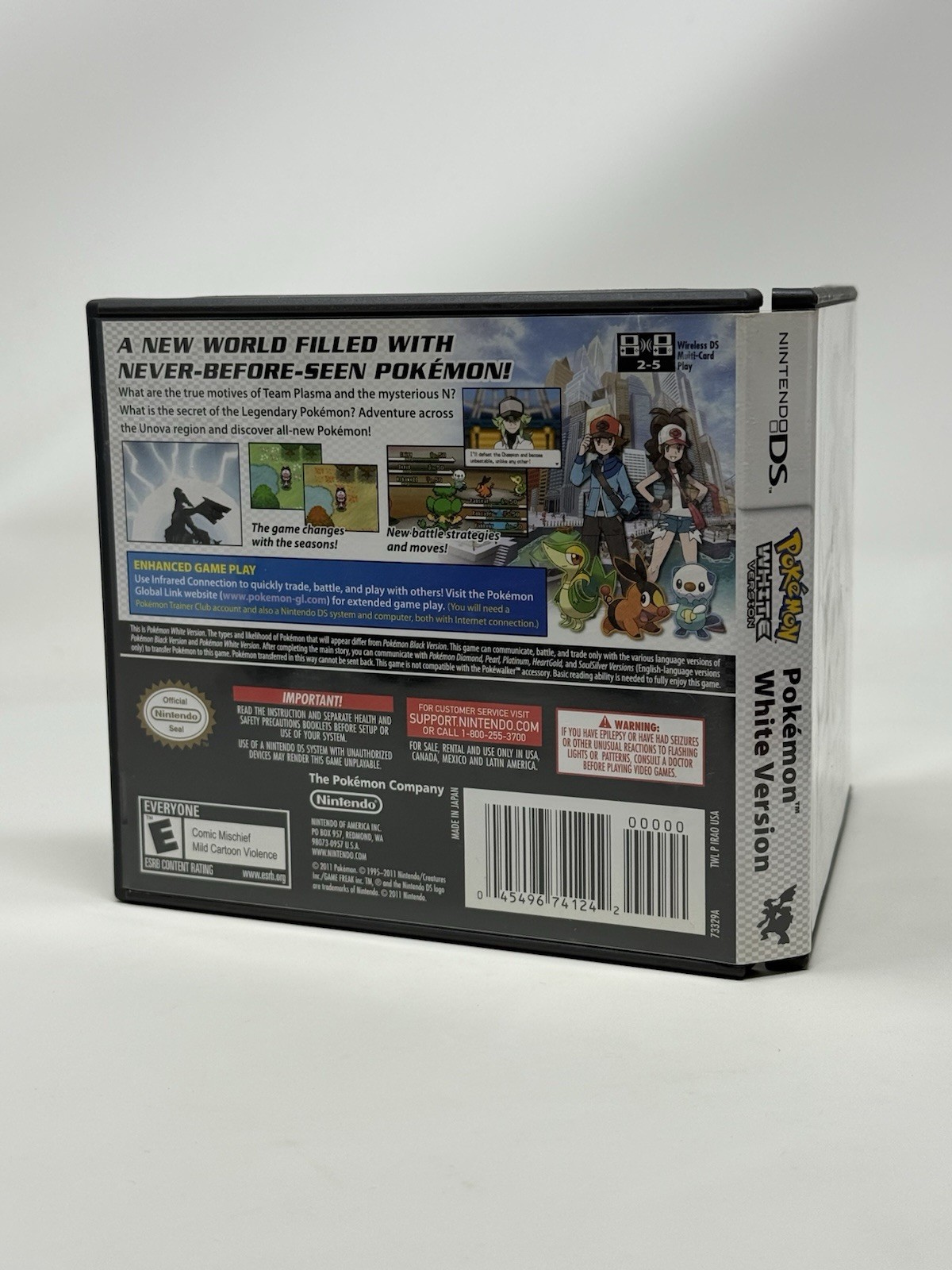 Pokemon White Version Nintendo DS Complete CIB with All Inserts Authentic Clean
