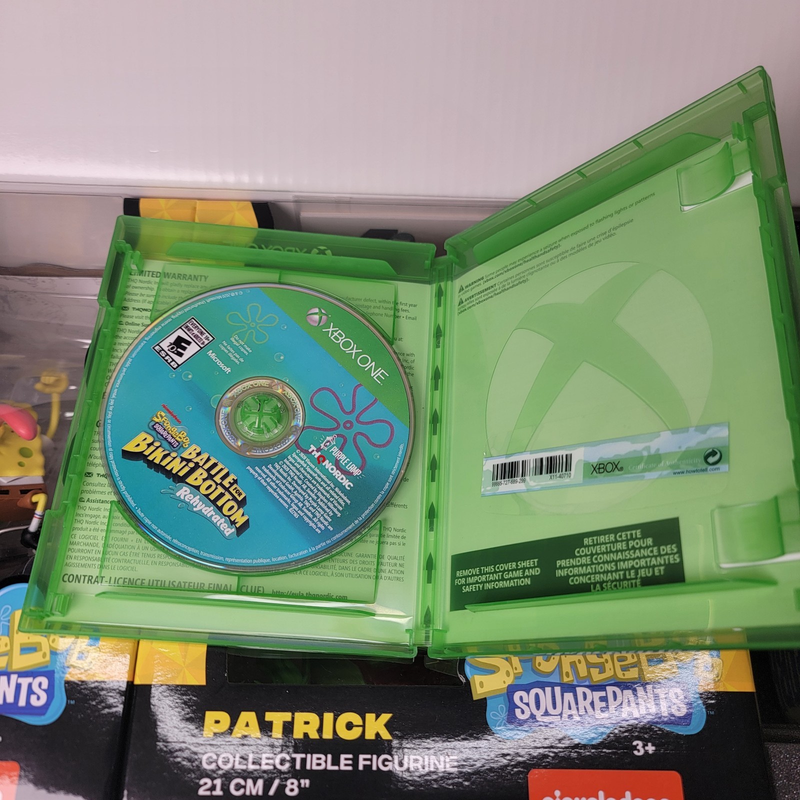 Spongebob Squarepants Battle for Bikini Bottom Rehydrated Fun Edition with Game