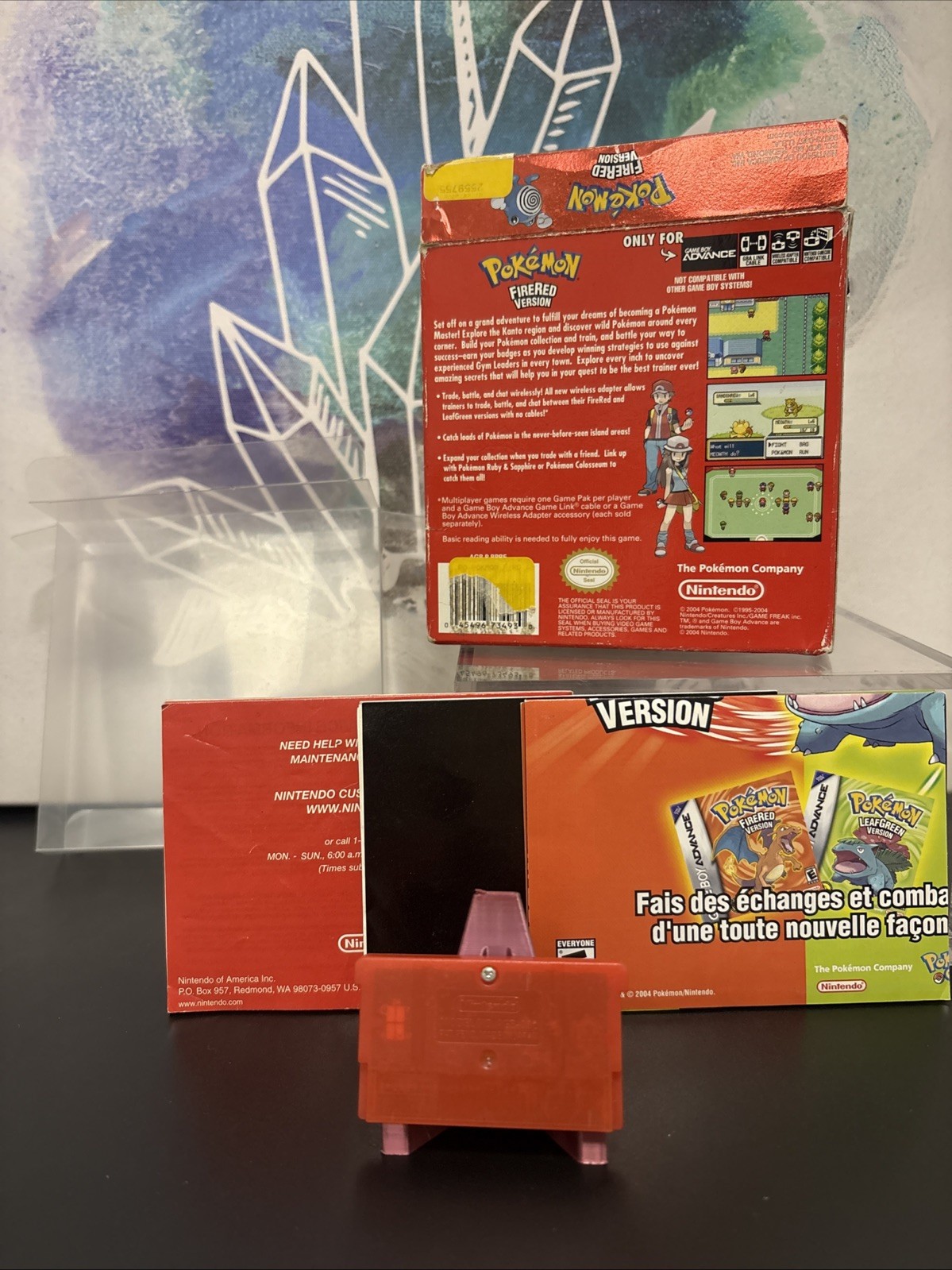 Pokemon FireRed – Nintendo GBA – Authentic, Working, CIB 🔥 Damaged Box
