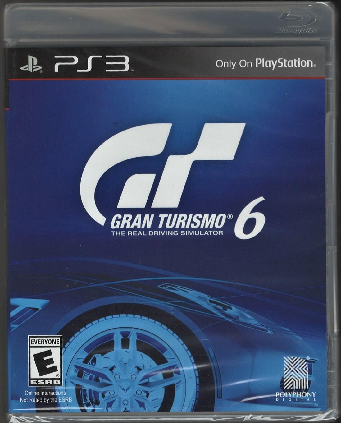 Gran Turismo 6 PS3 (Brand New Factory Sealed US Version) PlayStation 3, Playstat
