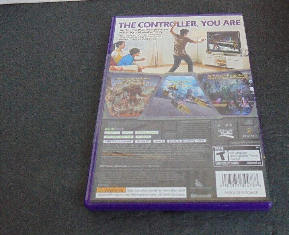 Xbox 360 Kinect Star Wars (Microsoft Xbox 360, 2012)