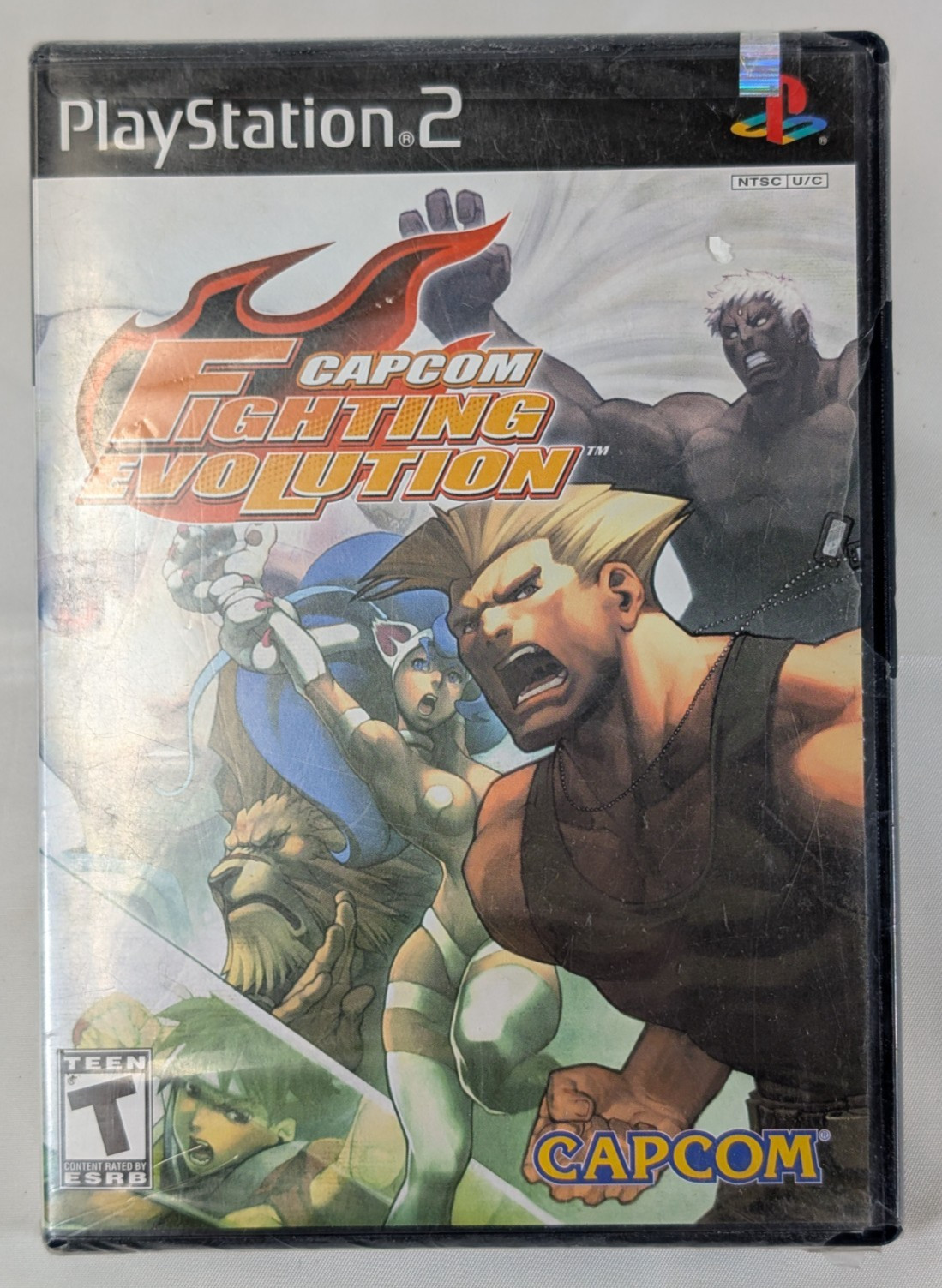 Capcom Fighting Evolution (PS2 2004) NEW – Torn Plastic – See Pictures