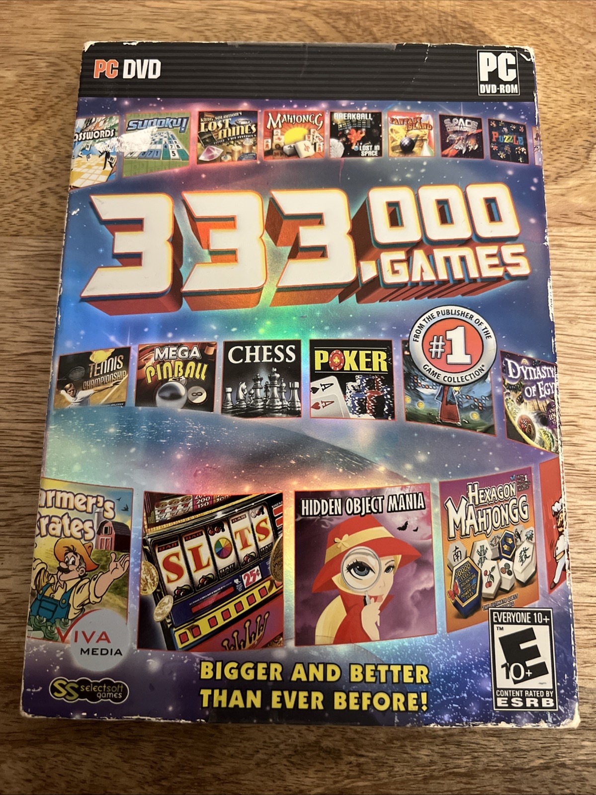 333,000 Games Pc DVD-Rom Video Games E-Everyone (Factory Sealed)