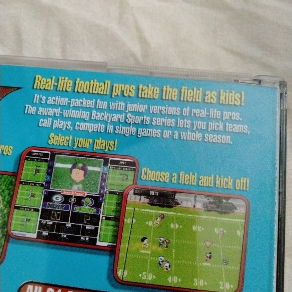 Backyard Football 2002 (PC) Win/Mac CD-rom Pro Players As Kids NFL Ages 7+