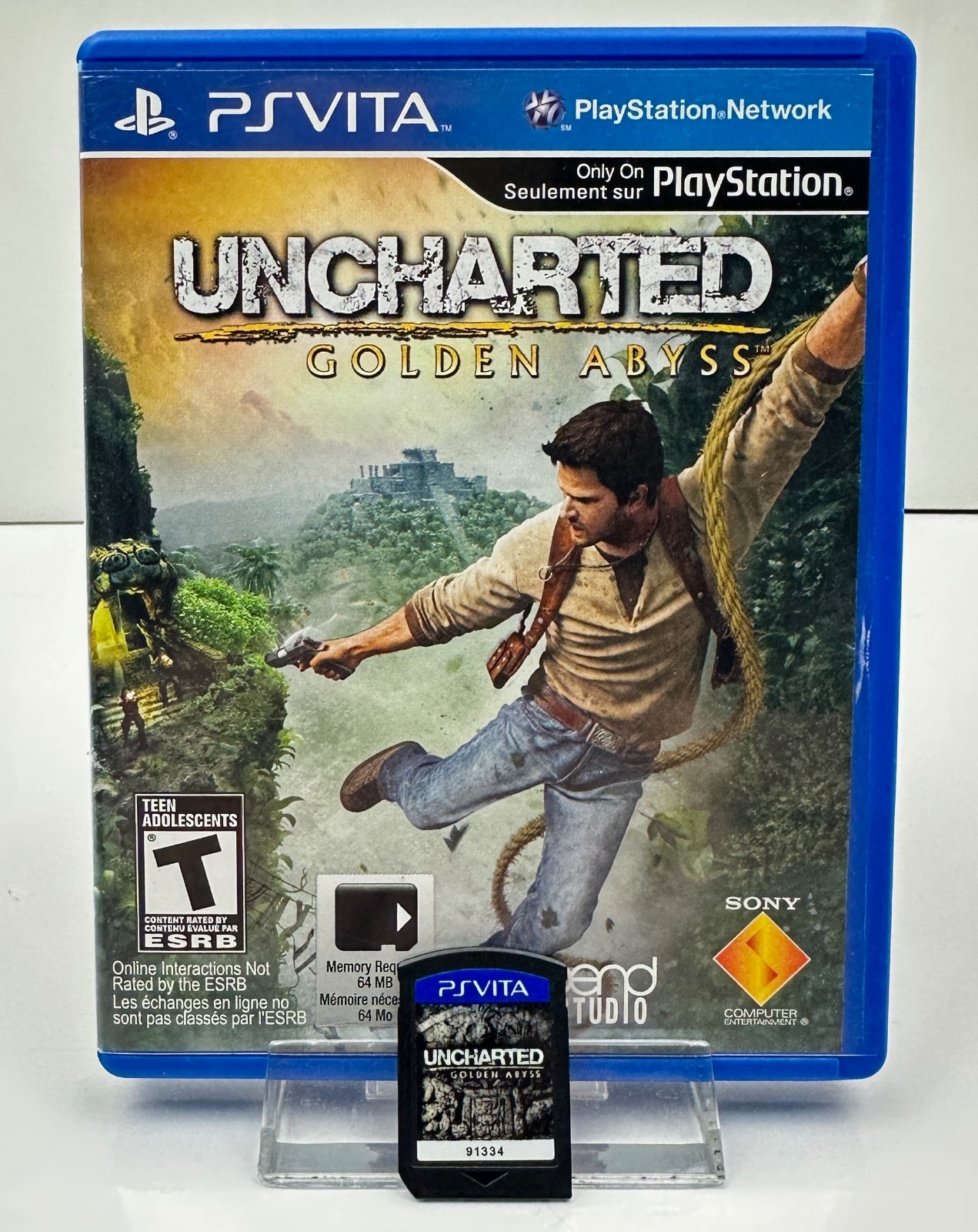Uncharted: Golden Abyss (PlayStation Vita, 2012) Vita CIB