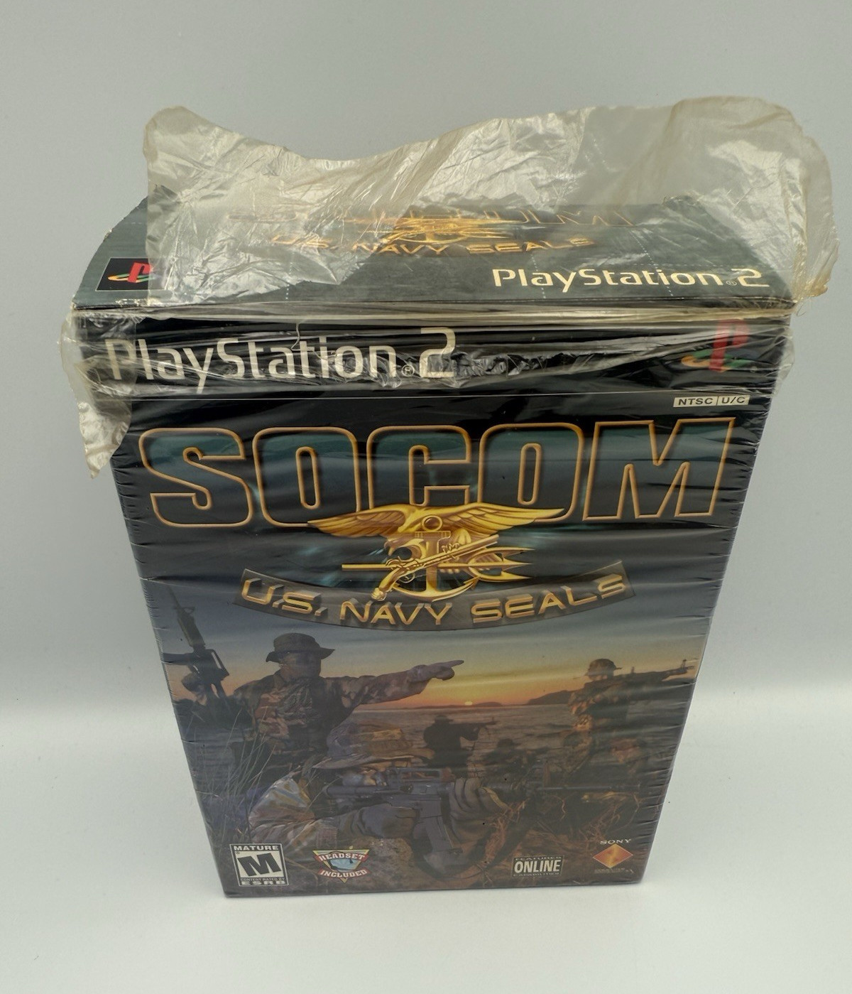 Sony SOCOM: U.S. Navy SEALs PS2 Shooter Multiplayer Online Manual M NTSC-U/C