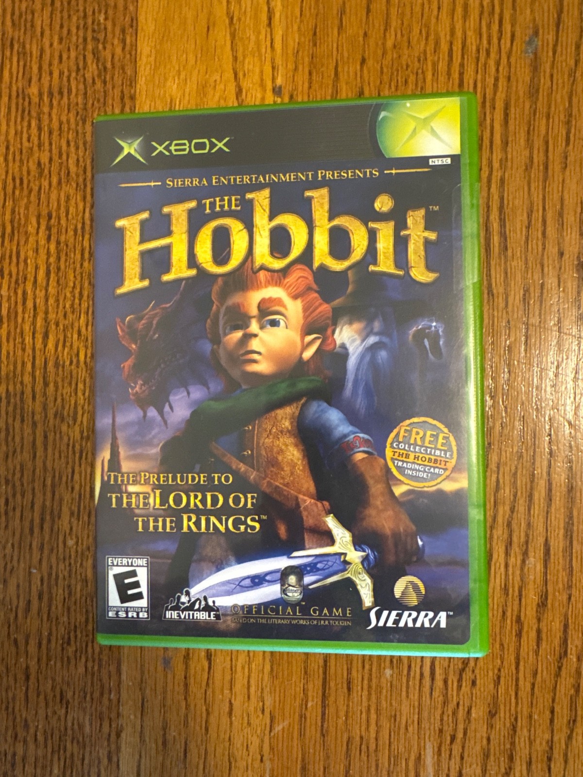 The Hobbit XBOX Game by Sierra (NEW) (Never used) (Excellent Condition)