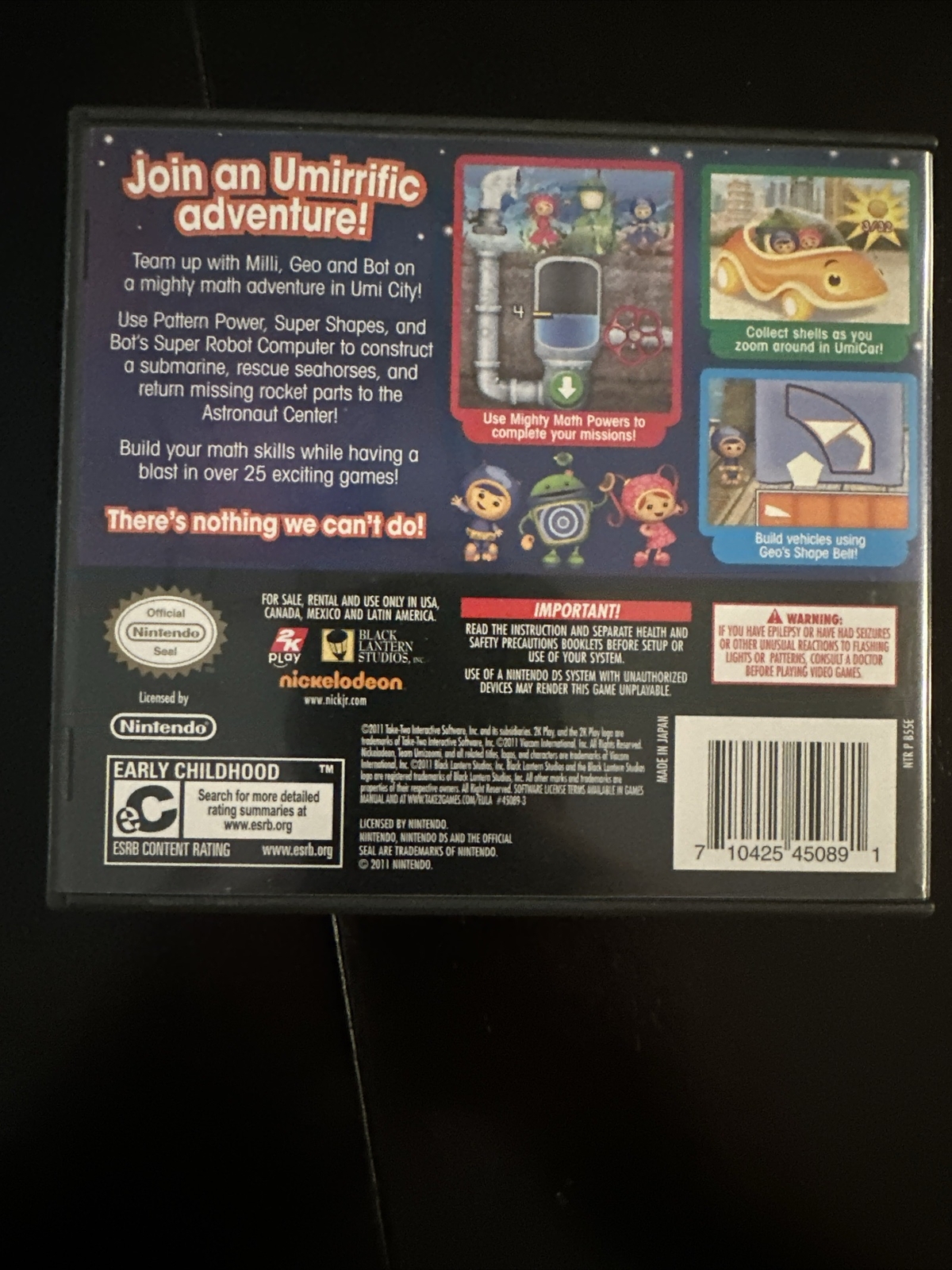 Team Umizoomi Nintendo DS – Complete CIB