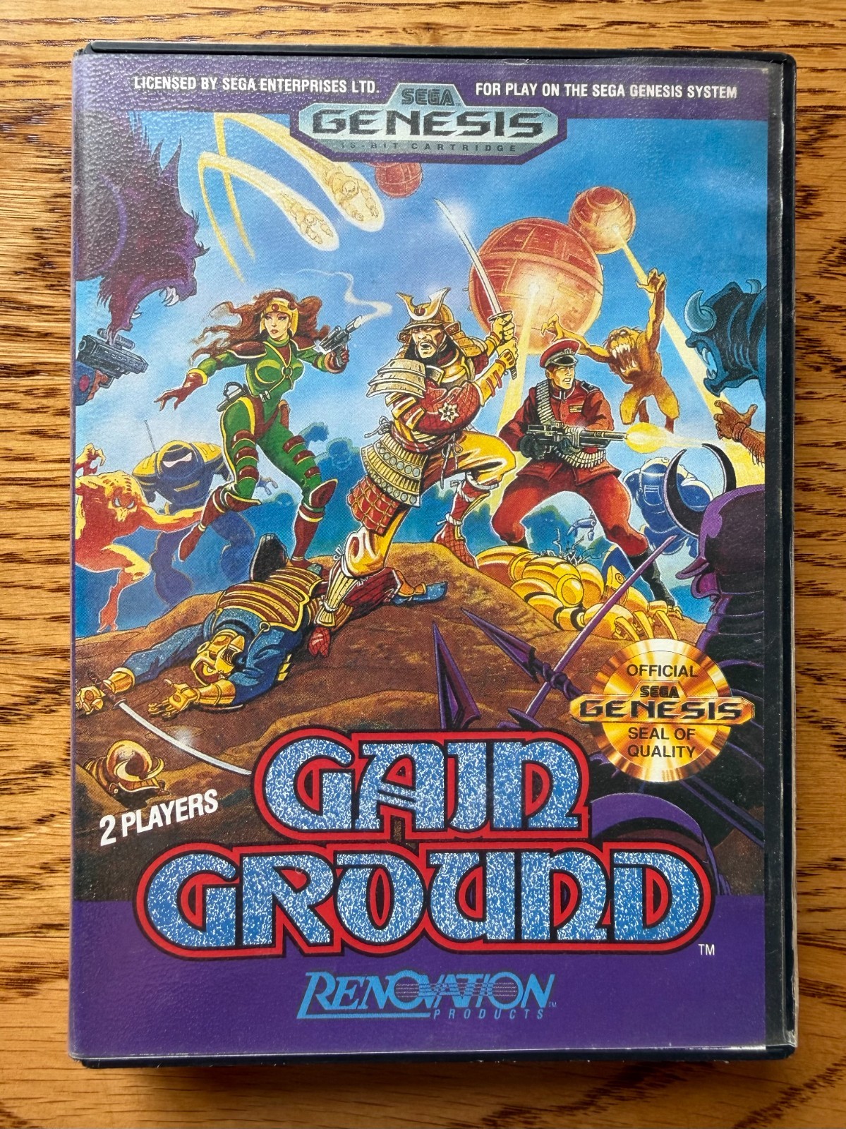 Gain Ground Sega Genesis CIB Complete Renovation 1991 – Rare Tested – Free Ship