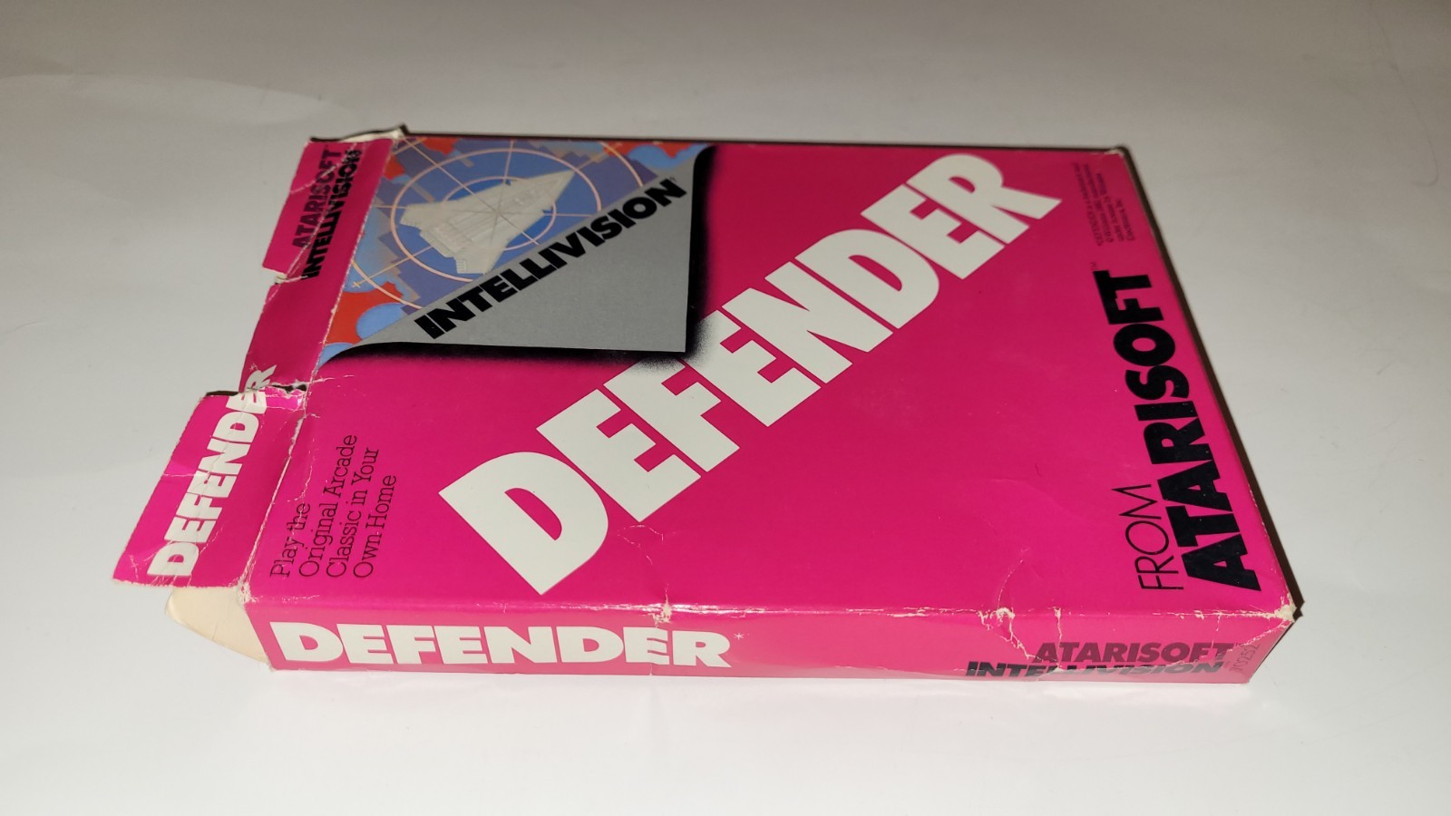 Defender Intellivision Game in Original Box w/Manual & Registration Card