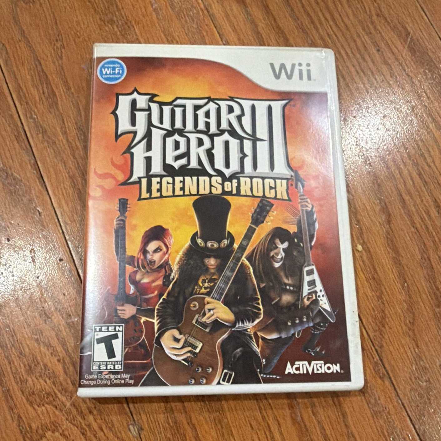 Activision Guitar Hero III: Legends of Rock (Nintendo Wii) w/ Manual T