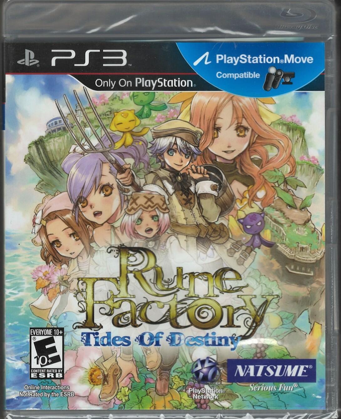 Rune Factory: Tides of Destiny PS3 (Brand New Factory Sealed US Version) Playsta