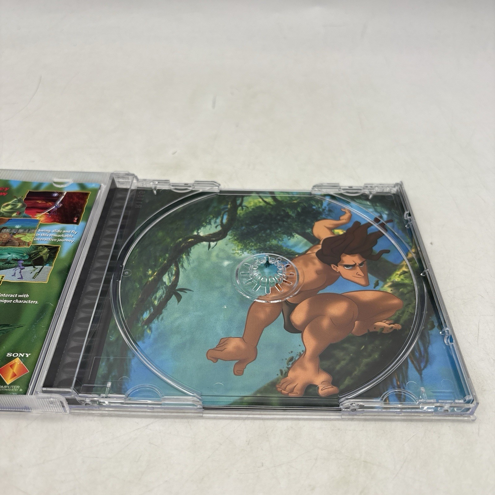 Tarzan PS1 PlayStation 1 Black Label Complete w/ Manual CIB Tested