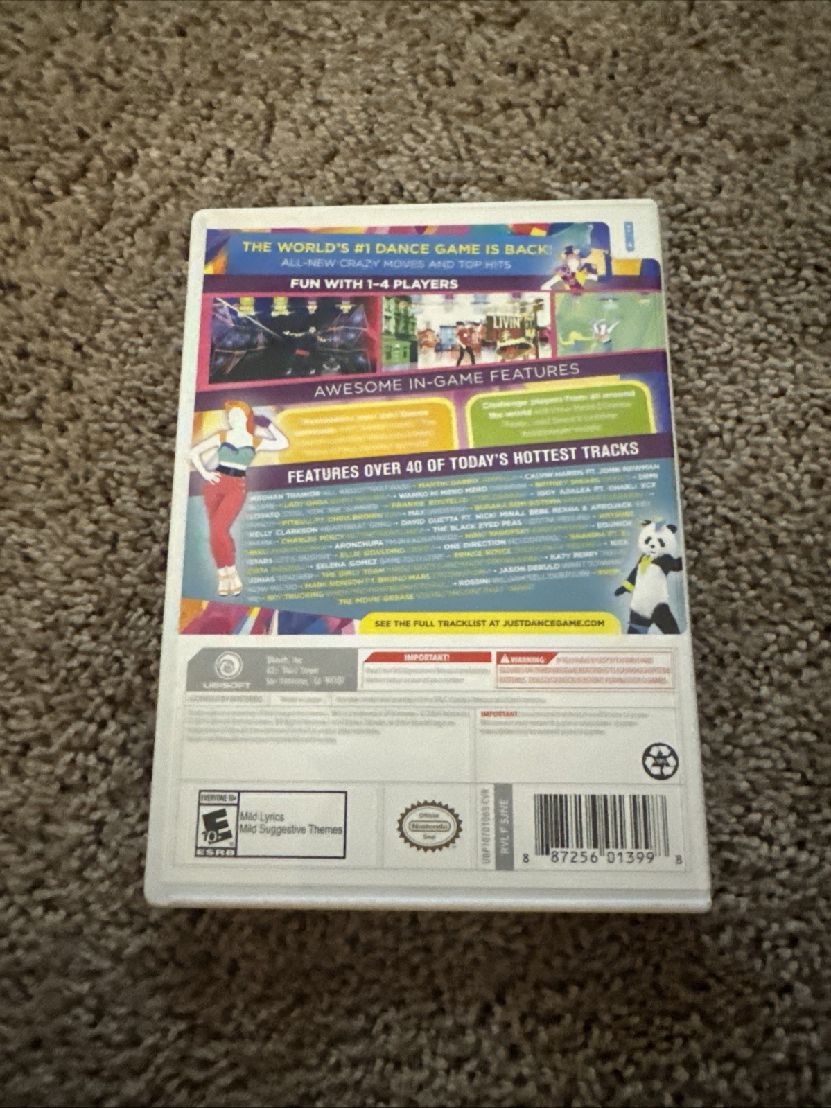 Just Dance 2016 (Wii) — CIB — Tested & Working — Clean Copy