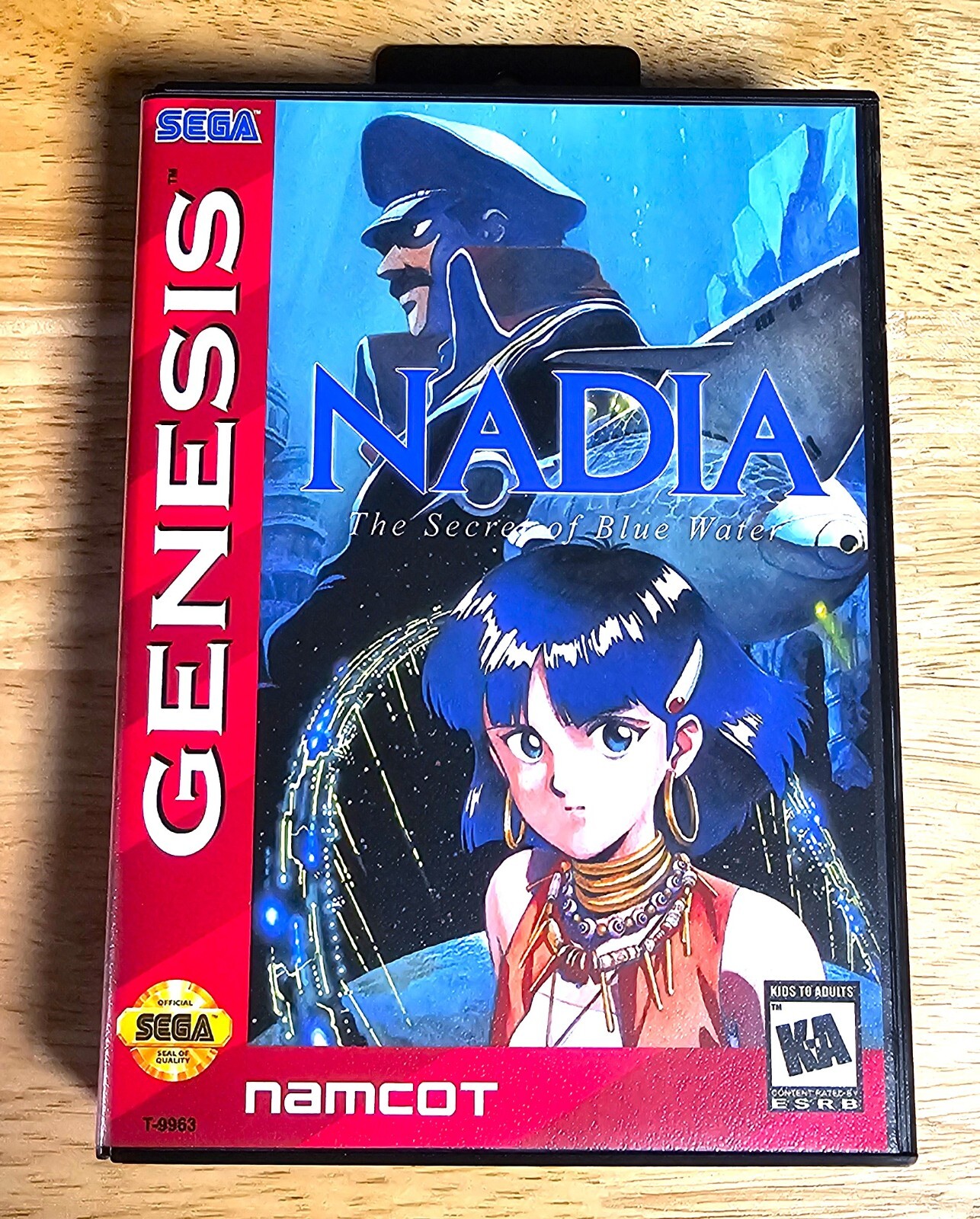 Nadia The Secret of Blue Water – RPG Game & Case For Sega Mega Drive Genesis