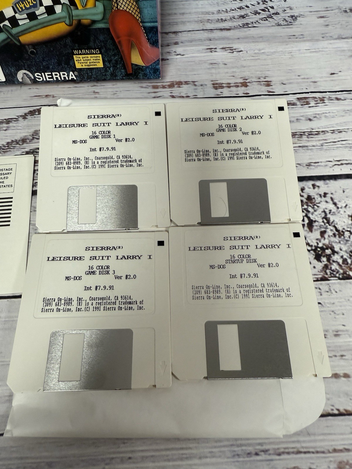 1991 Leisure Suit Larry in the Land of the Lounge Lizards, MS-DOS 3.5″
