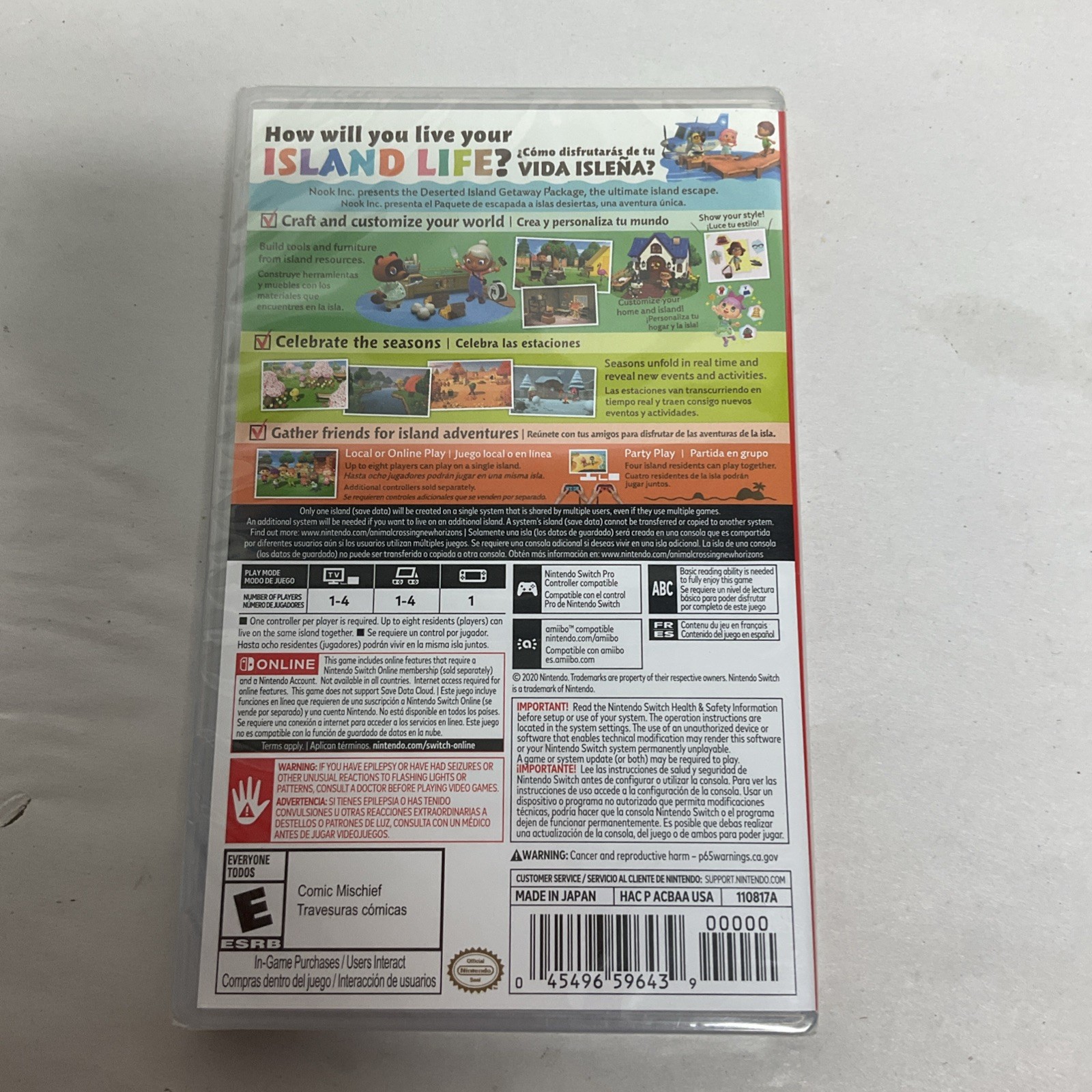 Animal Crossing: New Horizons – Nintendo Switch (BRAND NEW)