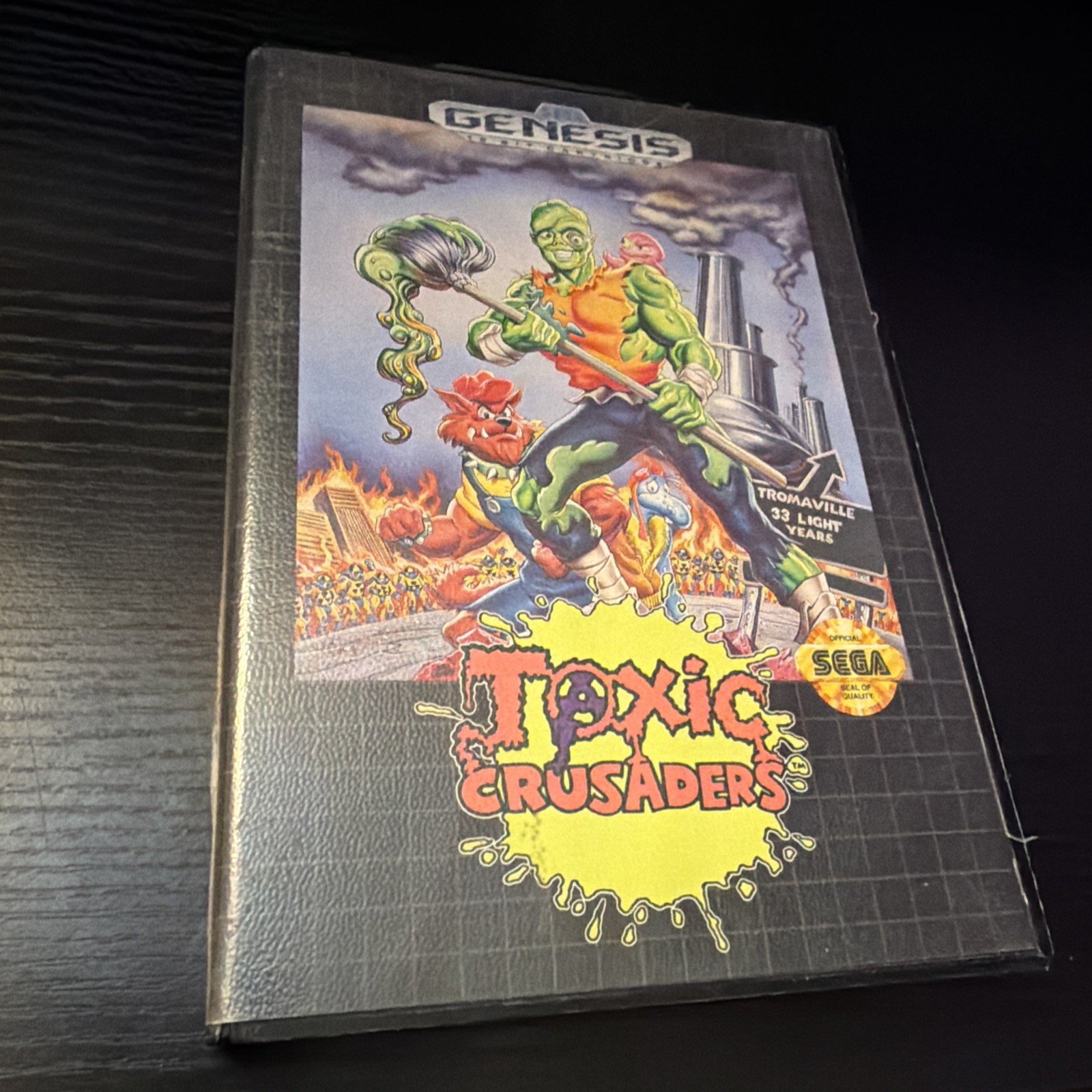 Toxic Crusaders Sega Genesis Complete In Box CIB
