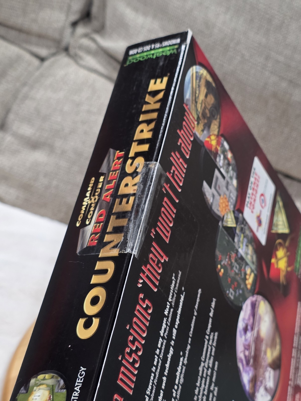 Command & Conquer: Red Alert Counterstrike Windows 95 DOS Big Box PC