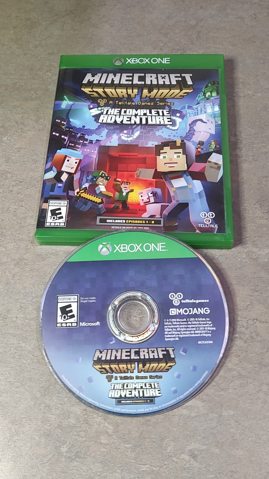 XBox One Minecraft Story Mode Complete Adventure – Authentic & Tested 🎮🔥😎👍