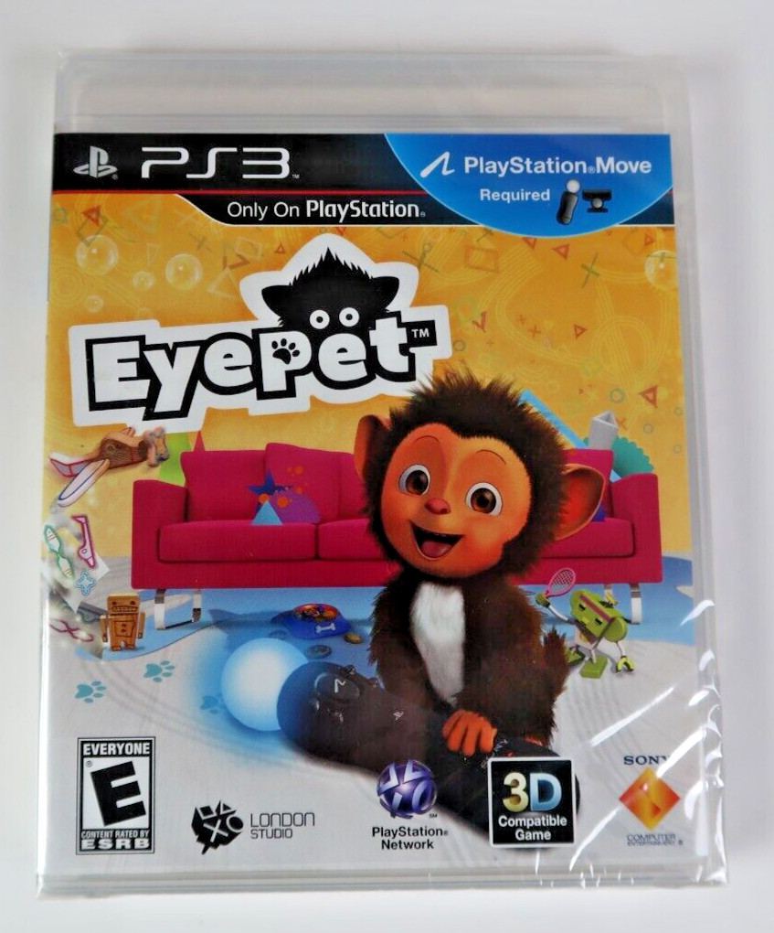 EyePet (Sony PlayStation 3, 2010) Brand New PS3 Game