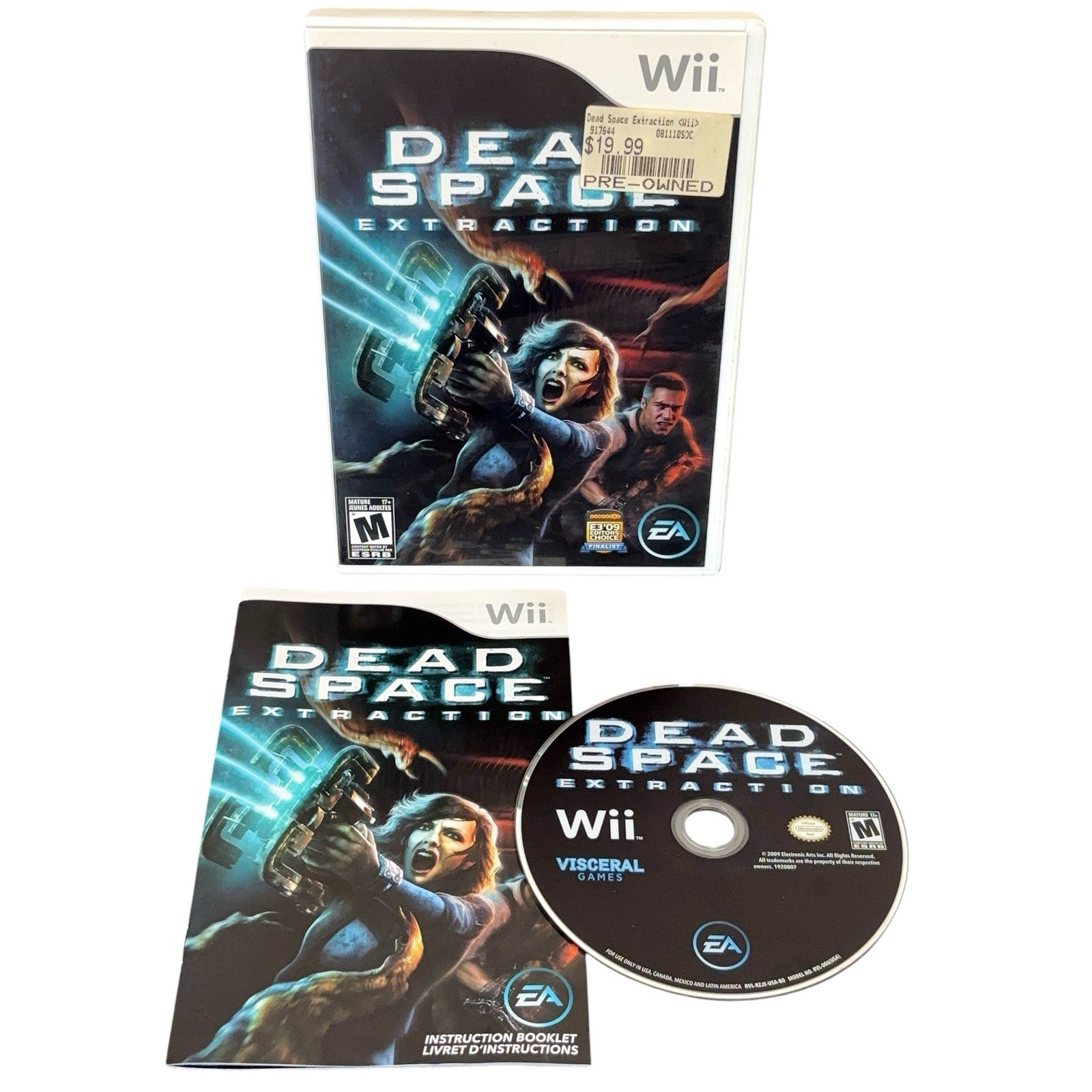 Dead Space: Extraction Nintendo Wii Horror Game CIB Complete MINT DISC