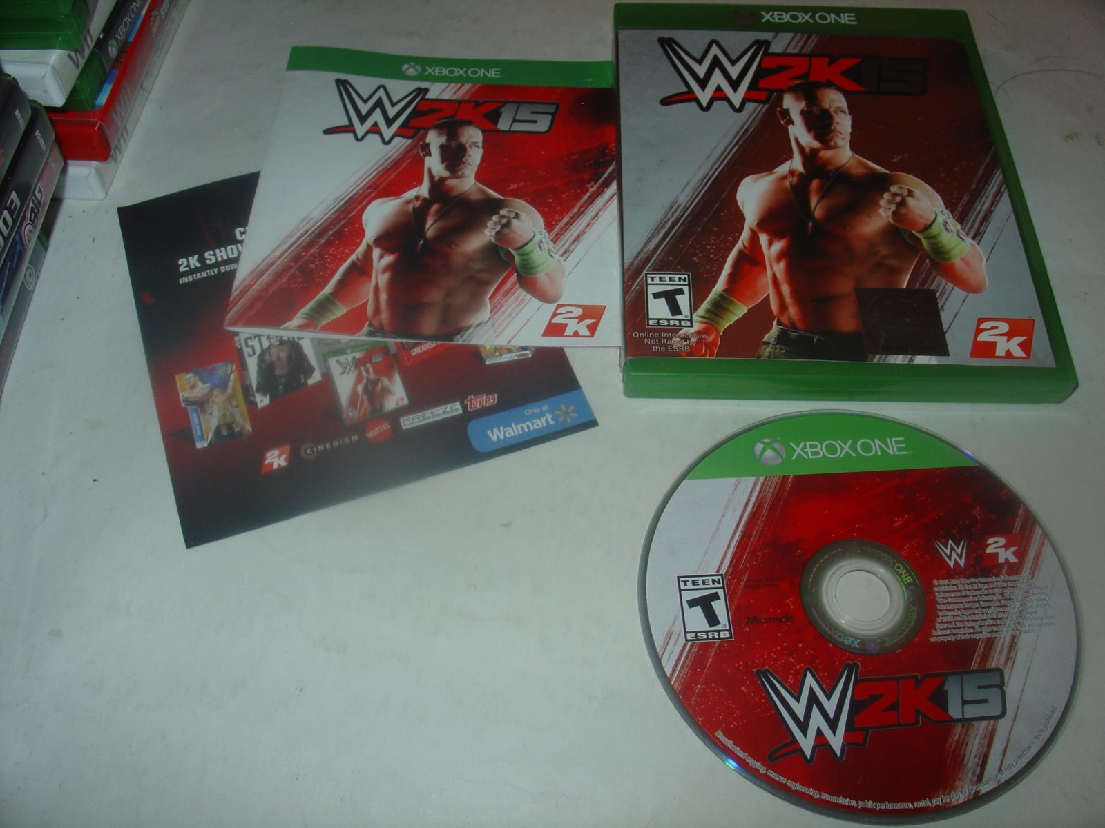 WWE 2K15 (Microsoft Xbox One, 2014) Complete CIB
