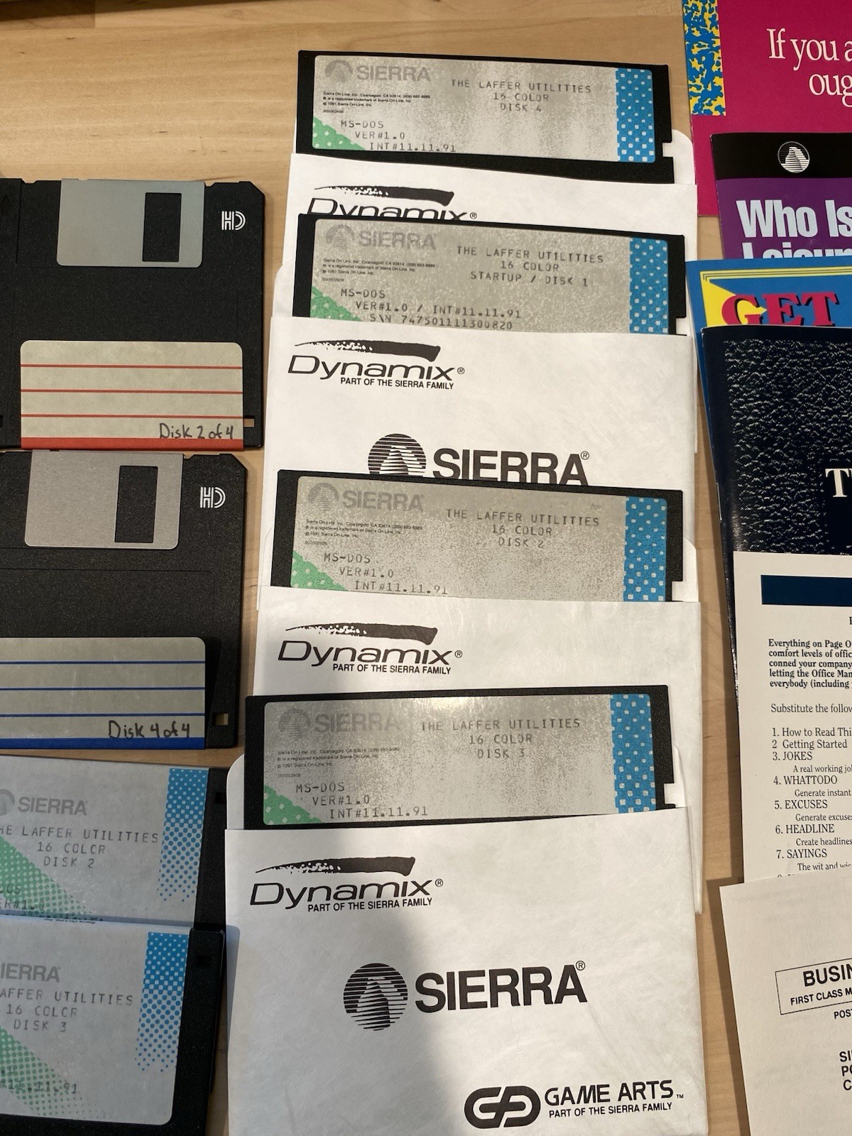 The Laffer Utilities Version 4.01 Sierra Games Leisure Suit Larry RARE