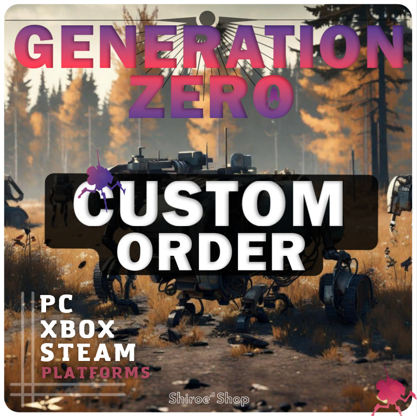 Generation Zero ⭐Custom order [PC-Xbox-Steam]