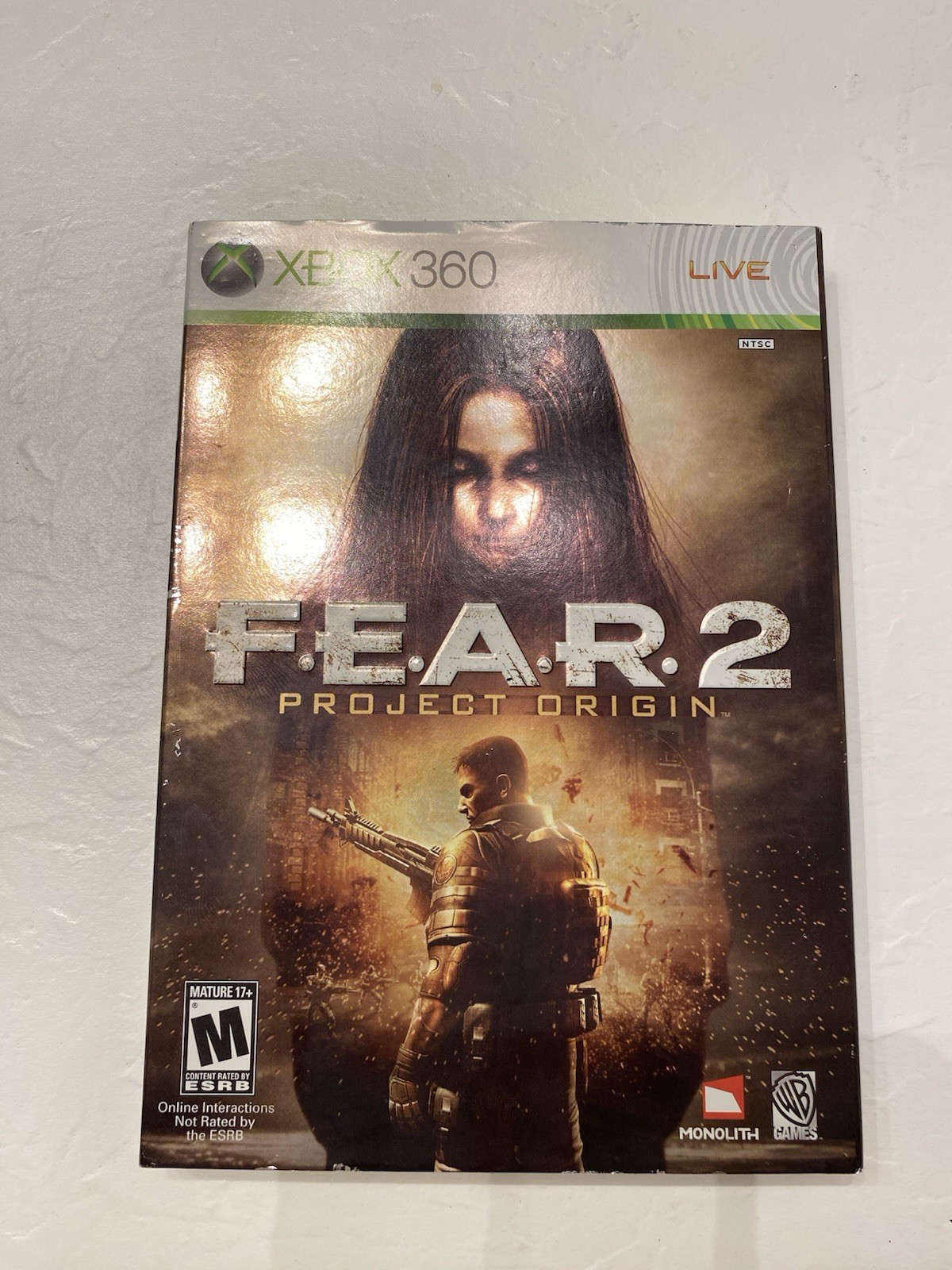F.E.A.R. 2: Project Origin (Microsoft Xbox 360, 2009) Complete W/Insert – Tested