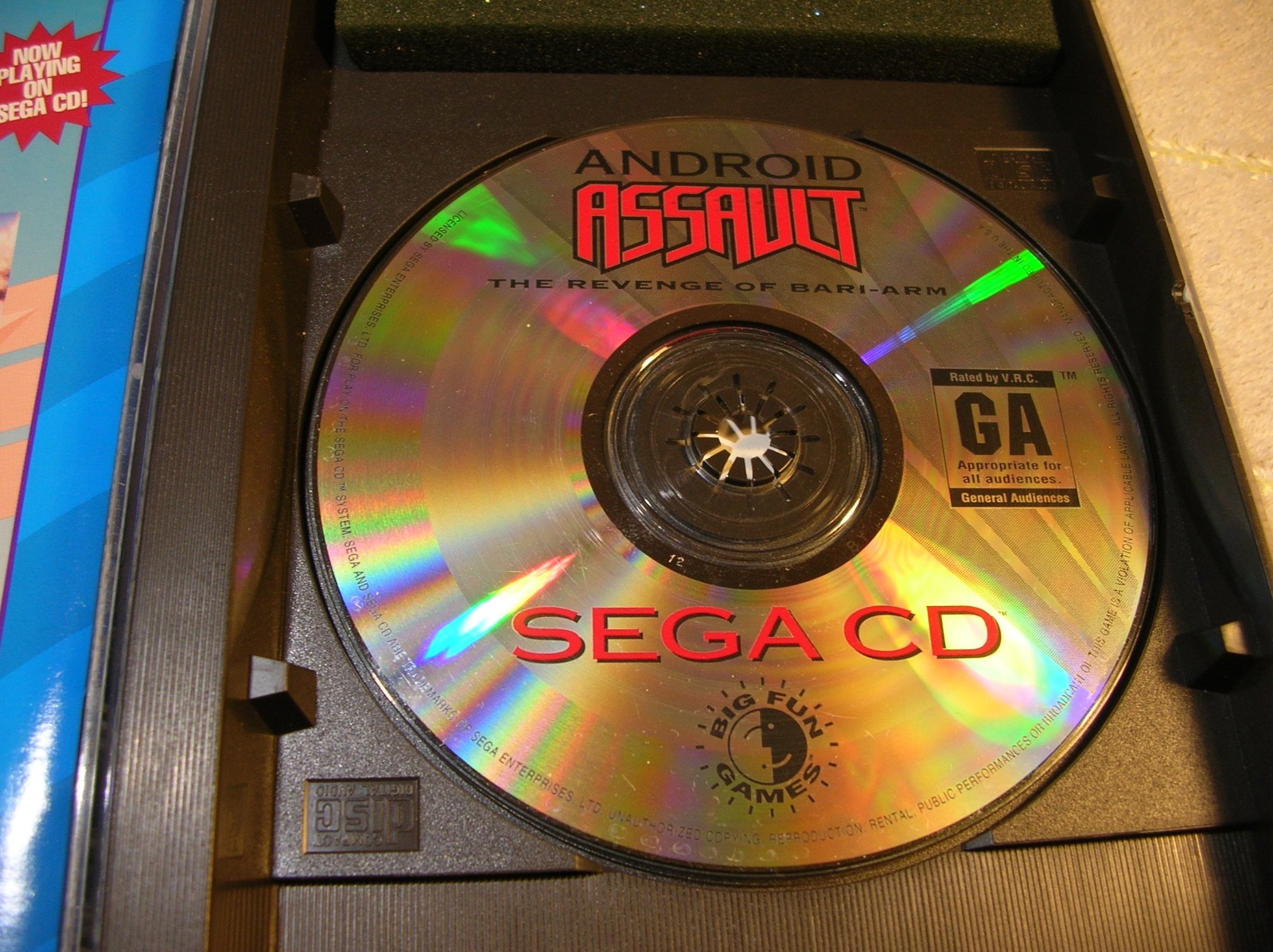 android assault sega cd cib