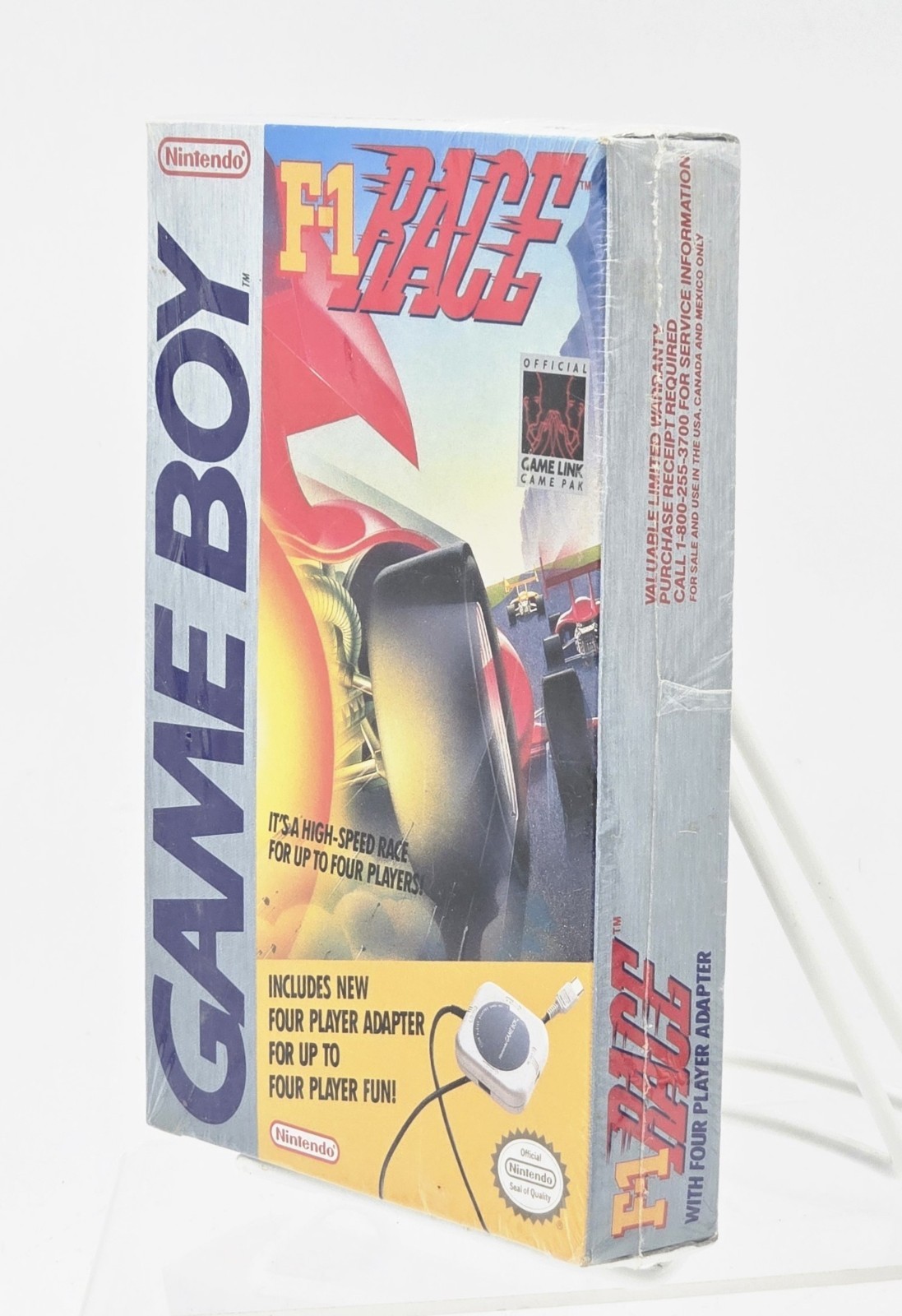 Factory Sealed Vintage 1990 Nintendo Game Boy F-1 Race Big BoxBundle – NOS MINTY
