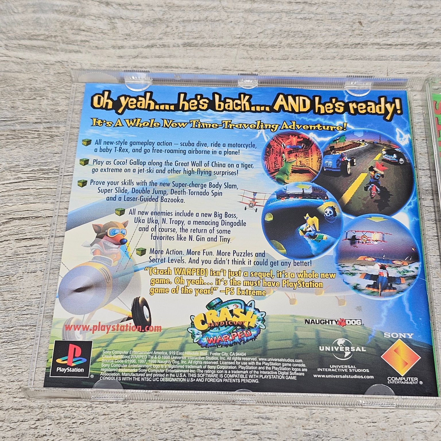 Spyro the Dragon Greatest Hits PlayStation 3D Platformer CIB Tested Working