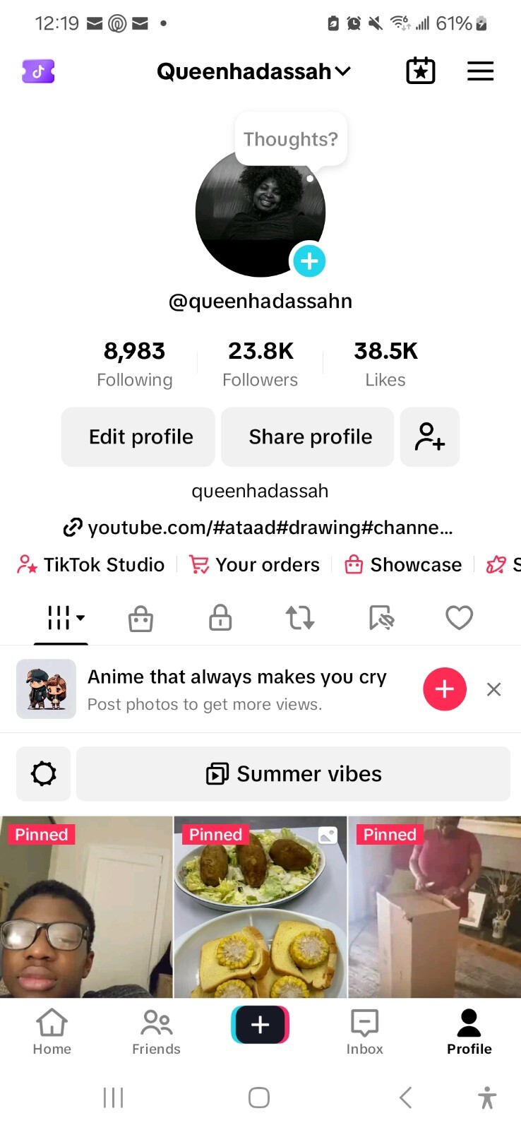 Tik tok Acount S22+ phone barely used either
