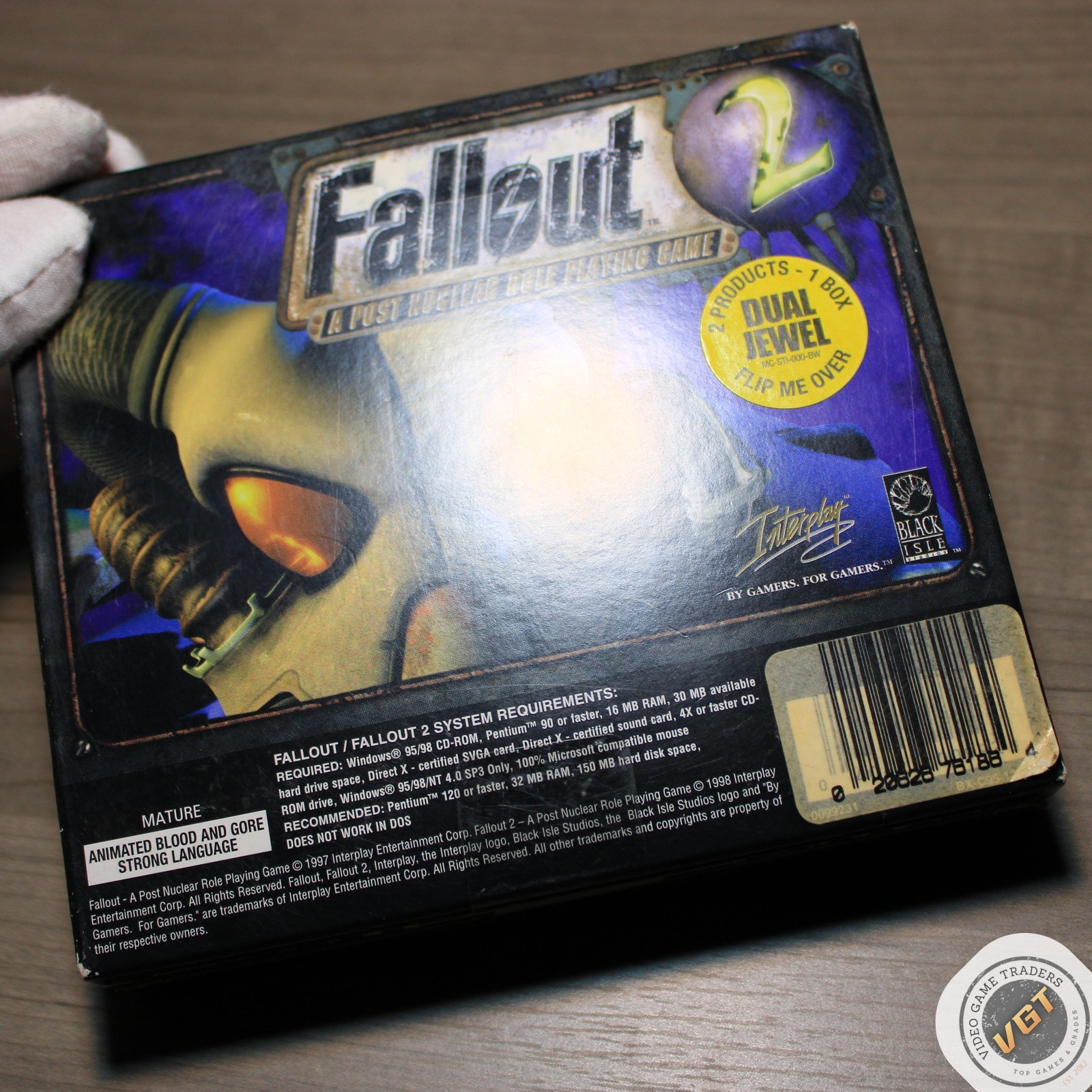 Fallout 1 / Fallout 2 [Dual Jewel] / PC 2001 NEW! – RARE!