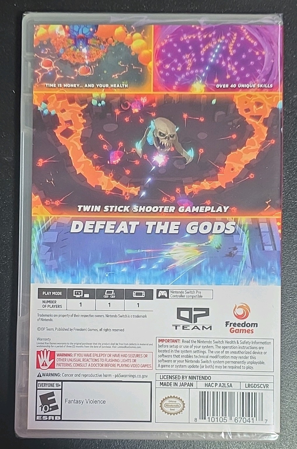 Freedom Games Godstrike Nintendo Switch Shooter Action E10+ Fantasy Violence