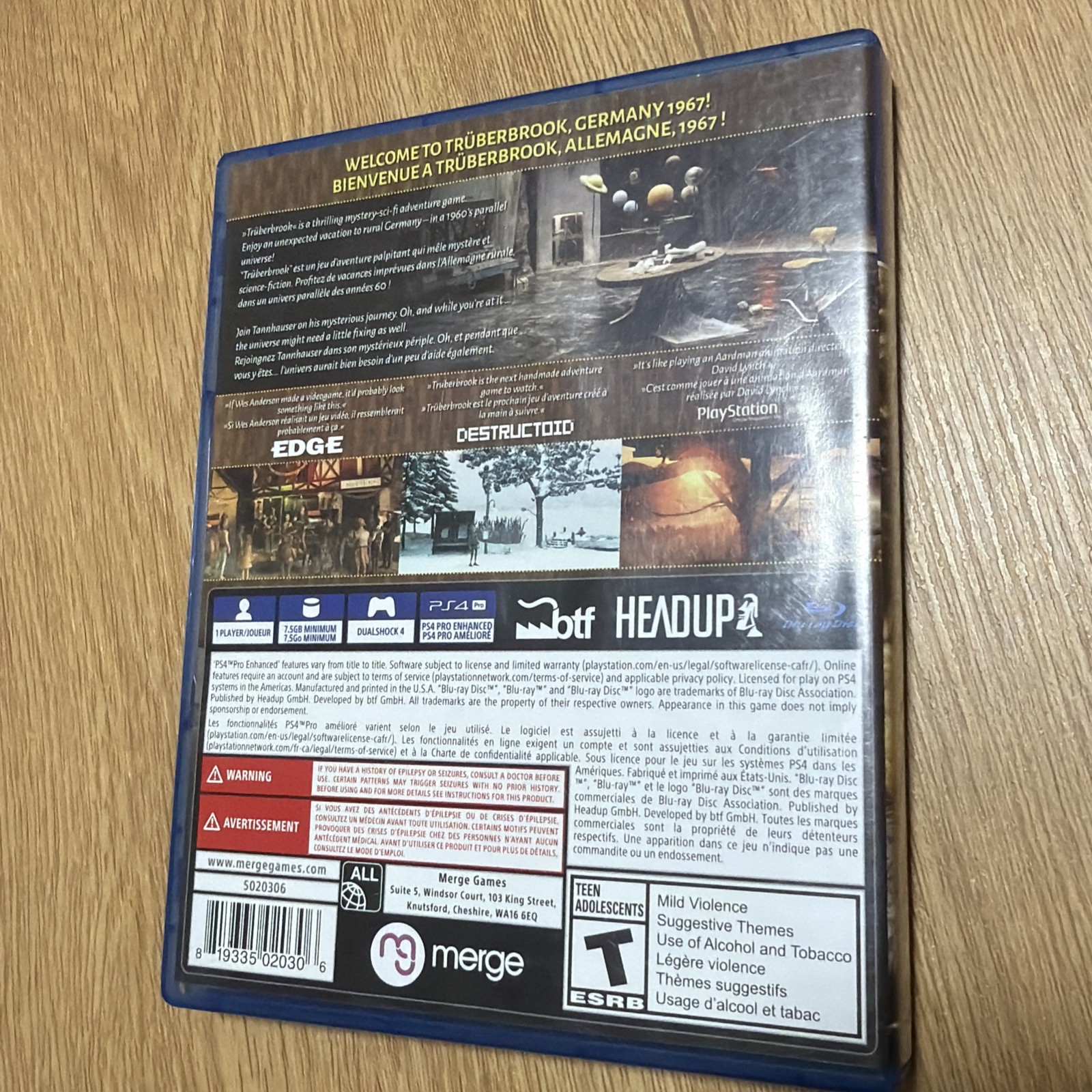 Truberbrook Standard Edition PS4 Video Game Adventure Mystery