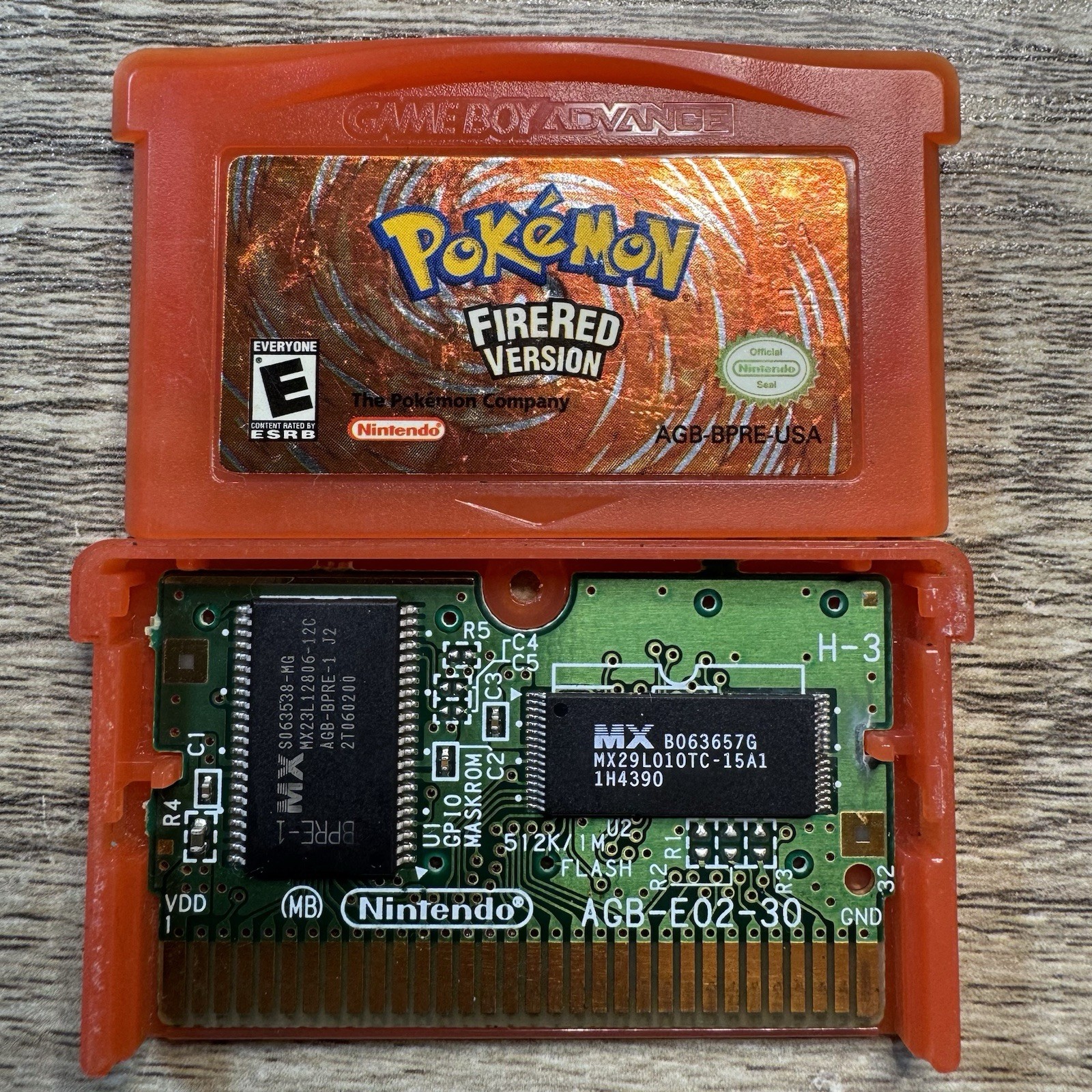 Pokemon FireRed Version GBA Authentic Tested OEM Cleaned Game Boy Advance USA